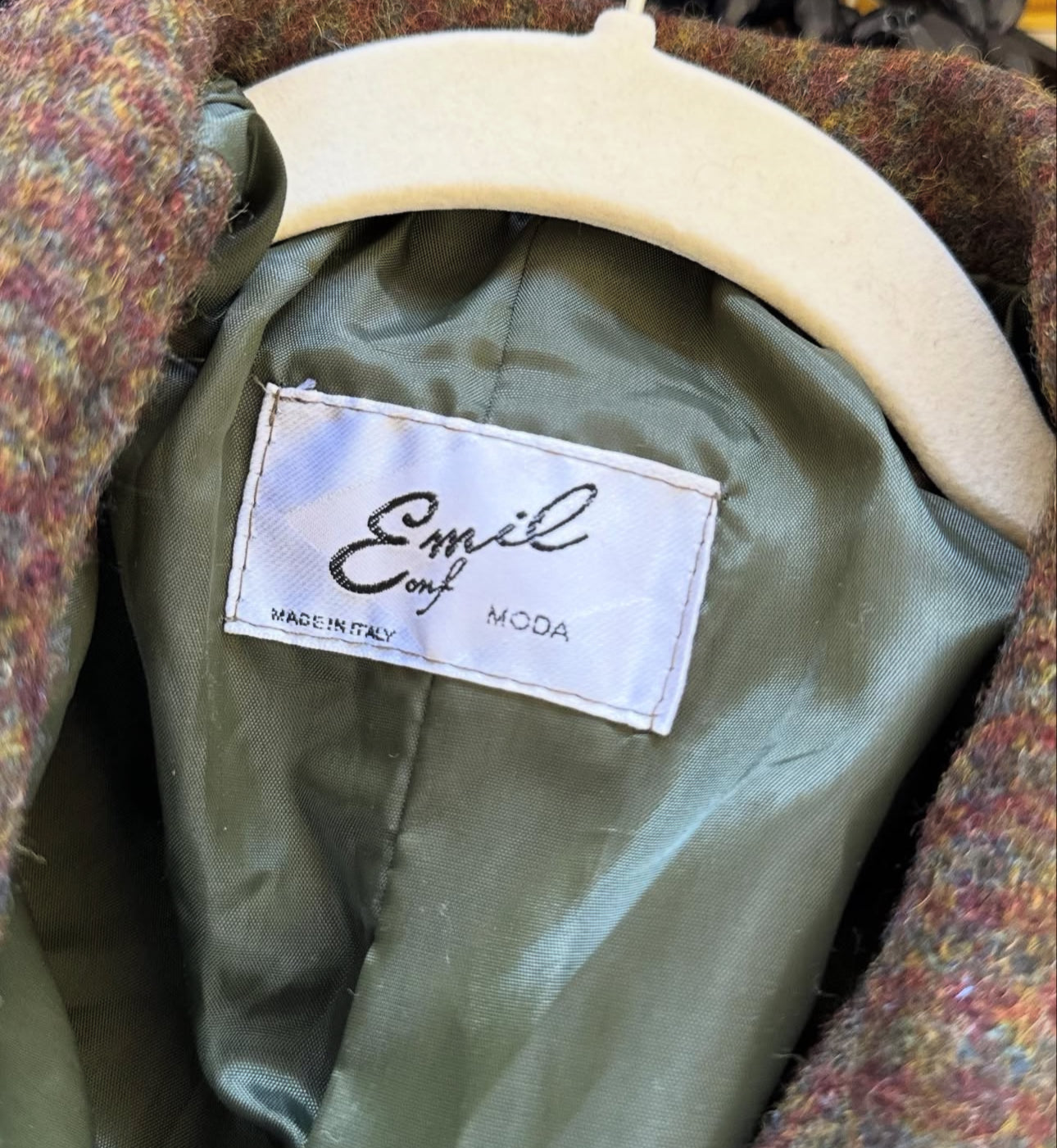 Jacheta-sacou vintage din 100% lână pură( mărimea M)