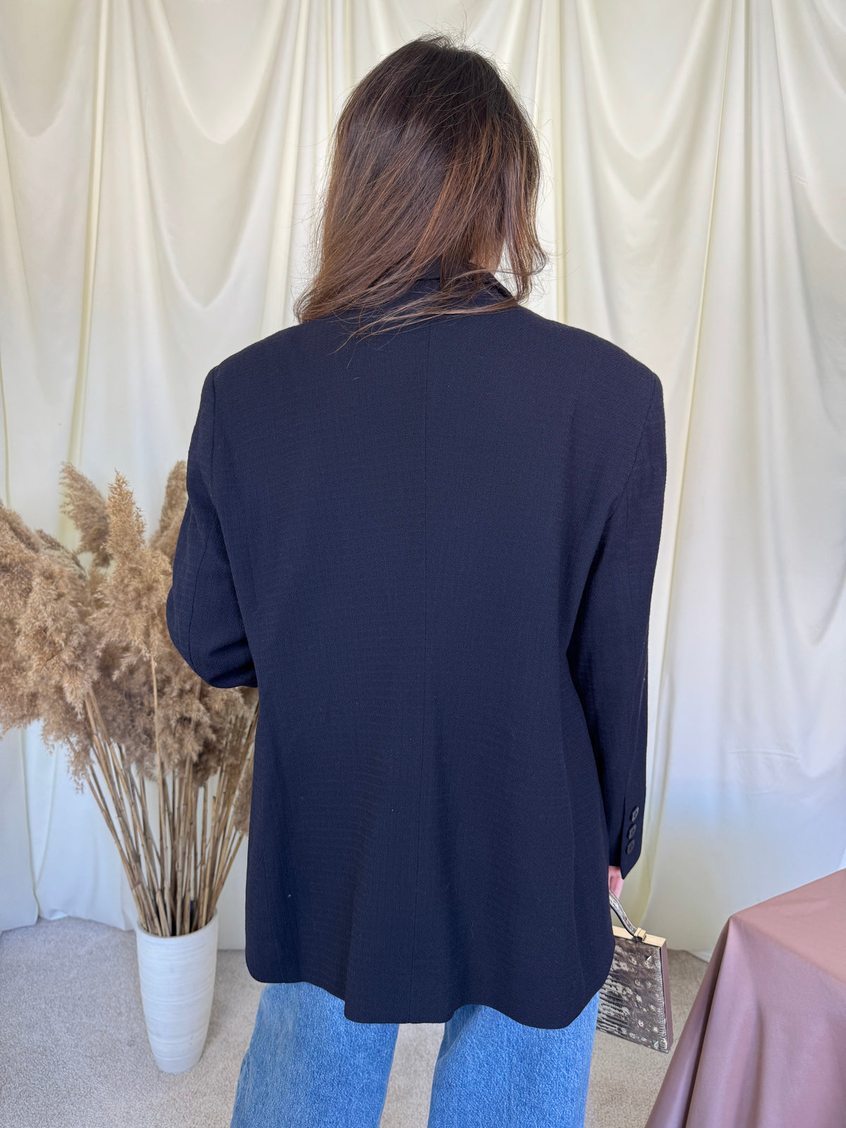 Sacou luxury ESCADA stofa de lână premium, nasturi inscripționați( mărimea L/XL)