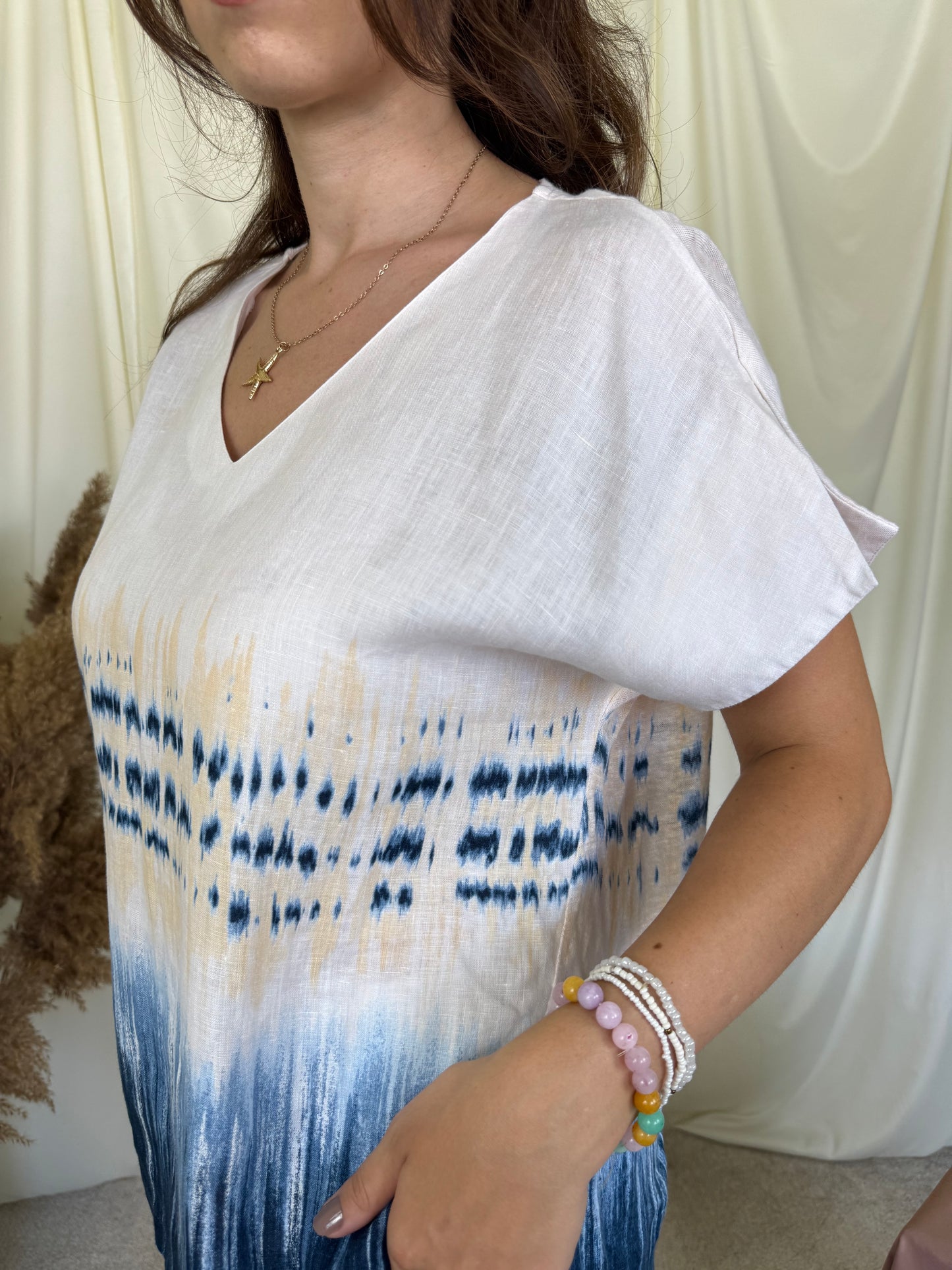 Tricou din 100 % in cu print gerry weber ( mărimea M)