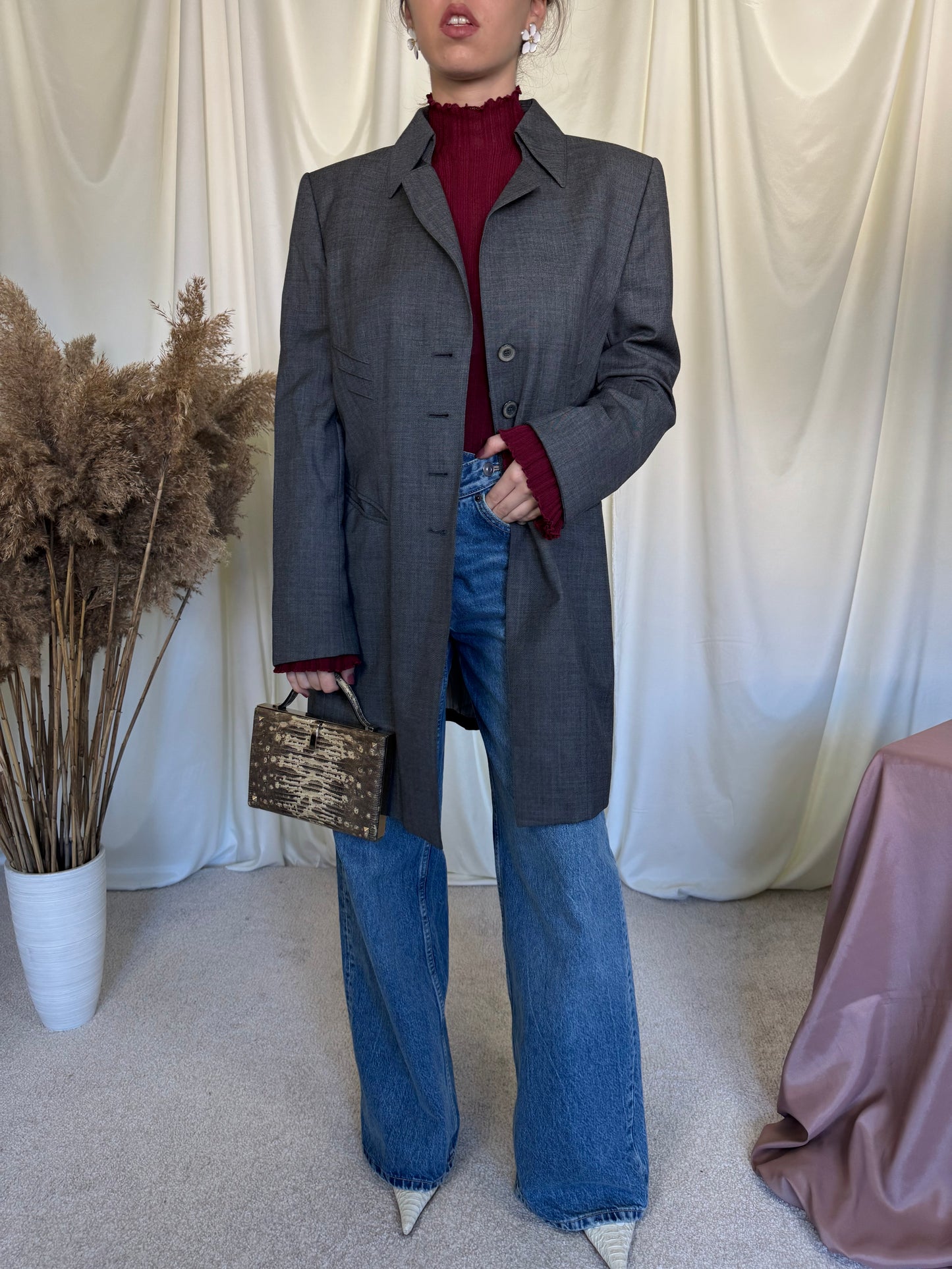 Sacou luxury escada din lana zegna 100% ( mărimea L)