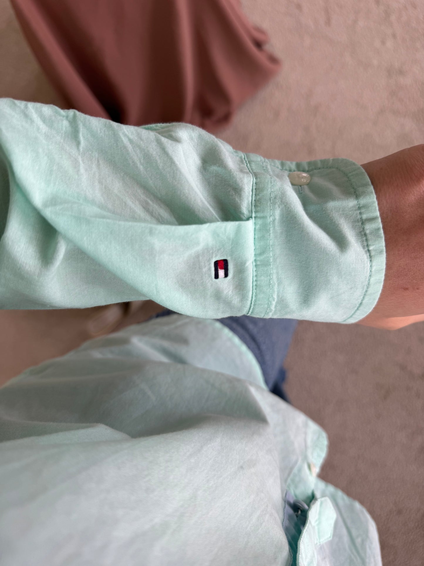 Cămașă  din bumbac TOMMY HILFIGER 
(Marimea xs/s)