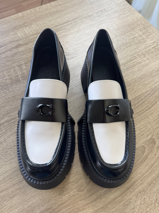 Back! Loafers COACH din piele naturală ( mărimea 38,5- 24,5 cm)a