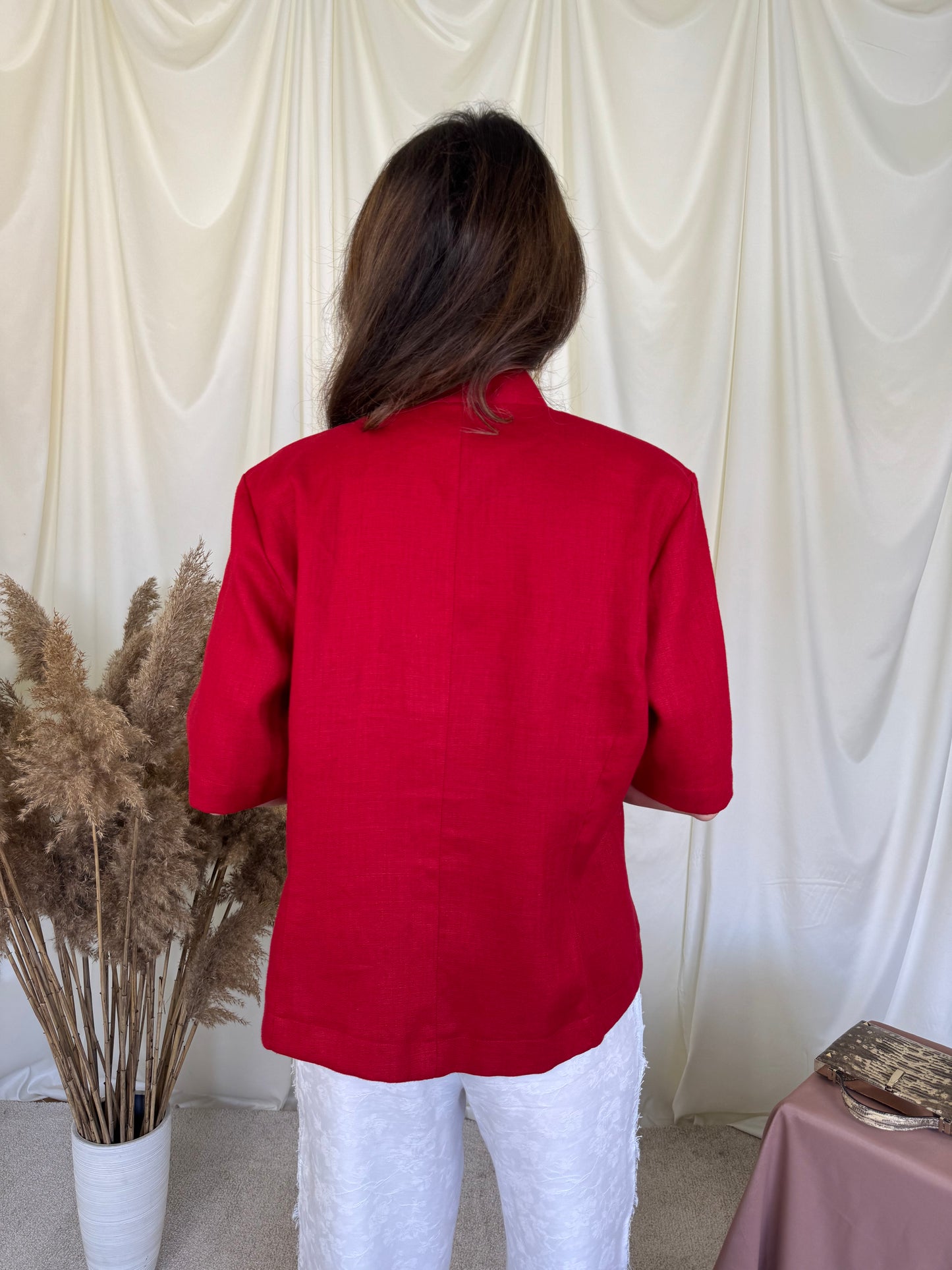 Sacou vintage de vară cu broderie din 100% in
(Mărimea L)