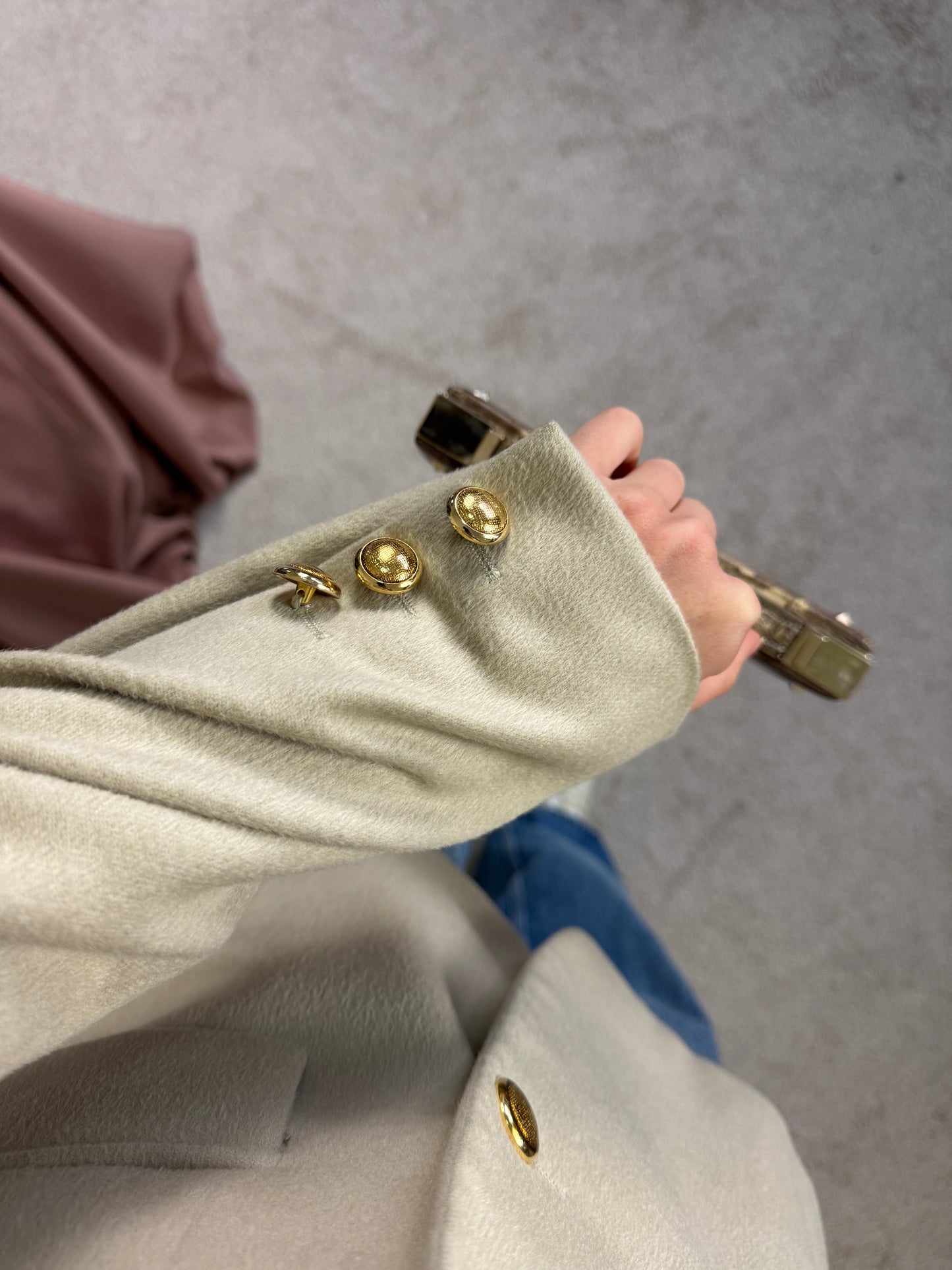 Sacou premium ESCADA, stofă angora și lână PIACENZA