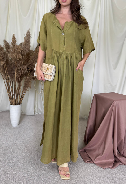 Rochie La Bottega di Brunella din 100% in în croi amplu ( mărimea L/XL)