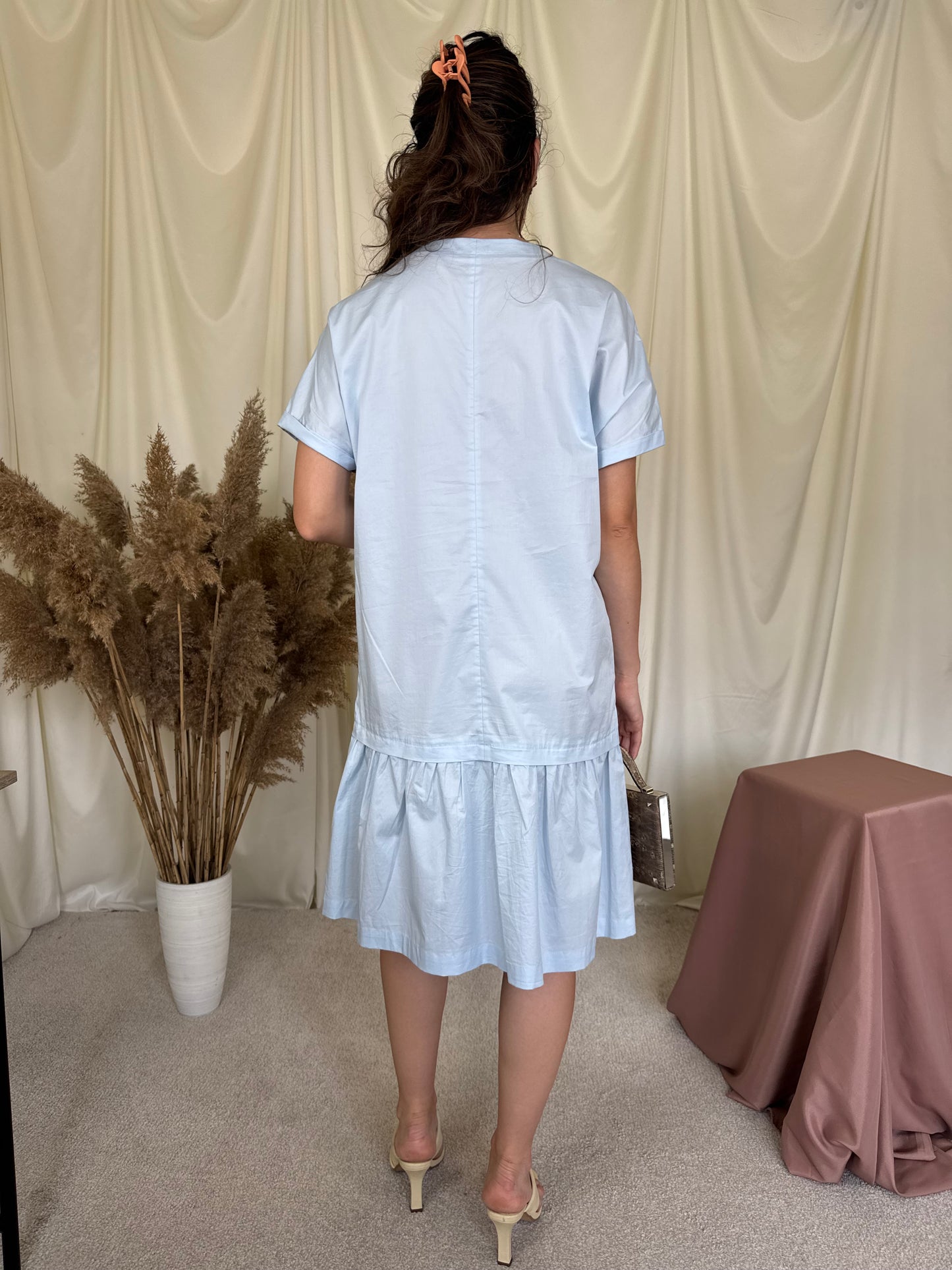 Rochie RIANNI din bumbac și elastan 
(Mărimea 38/M)