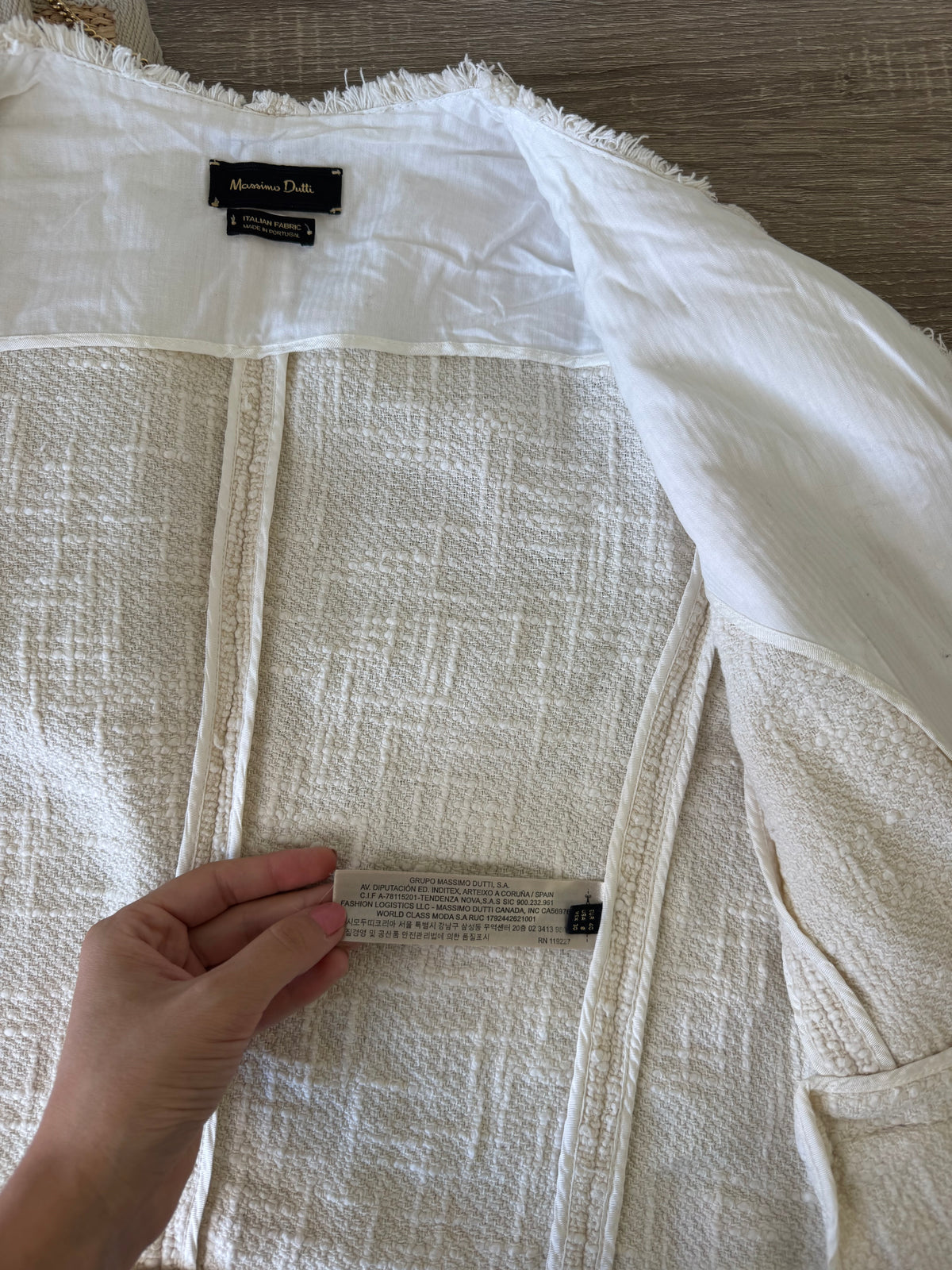 Sacou Massimo Dutti din 100% bumbac ( mărimea S)