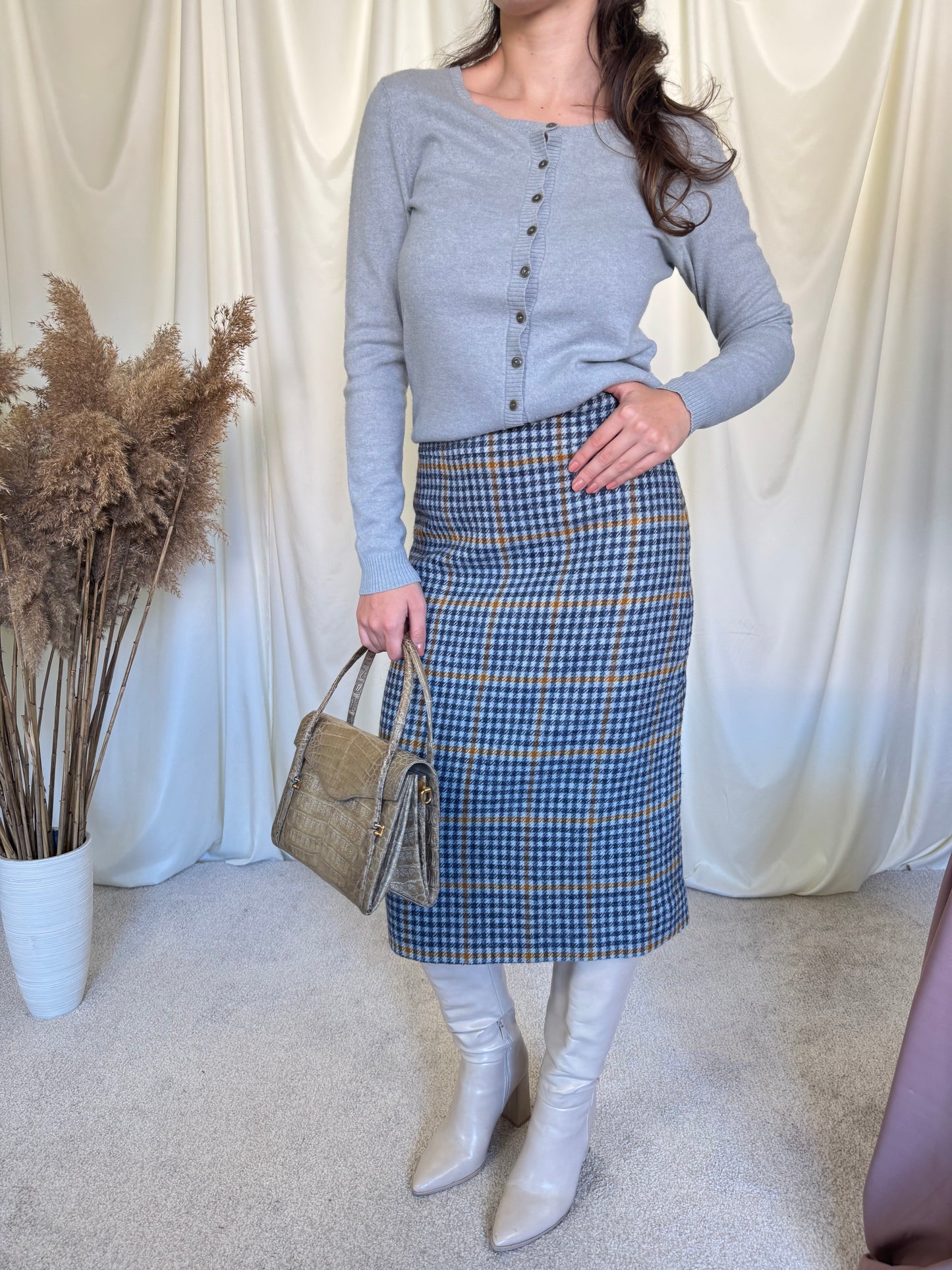 FUSTA BURBERRY 100% lână( mărimea S)