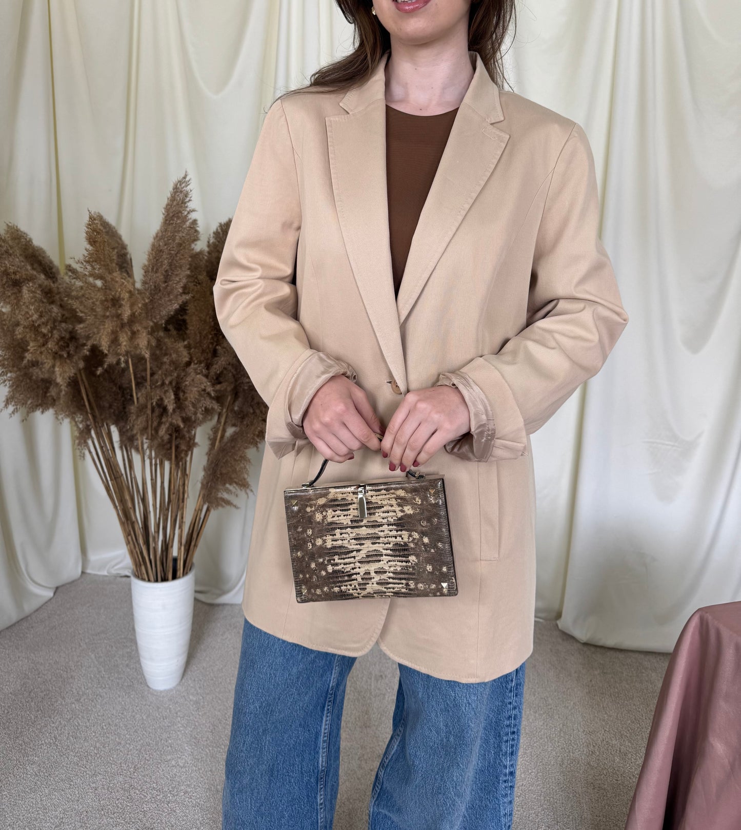 Sacou nude ESCADA din bumbac
(Mărimea L/XL)