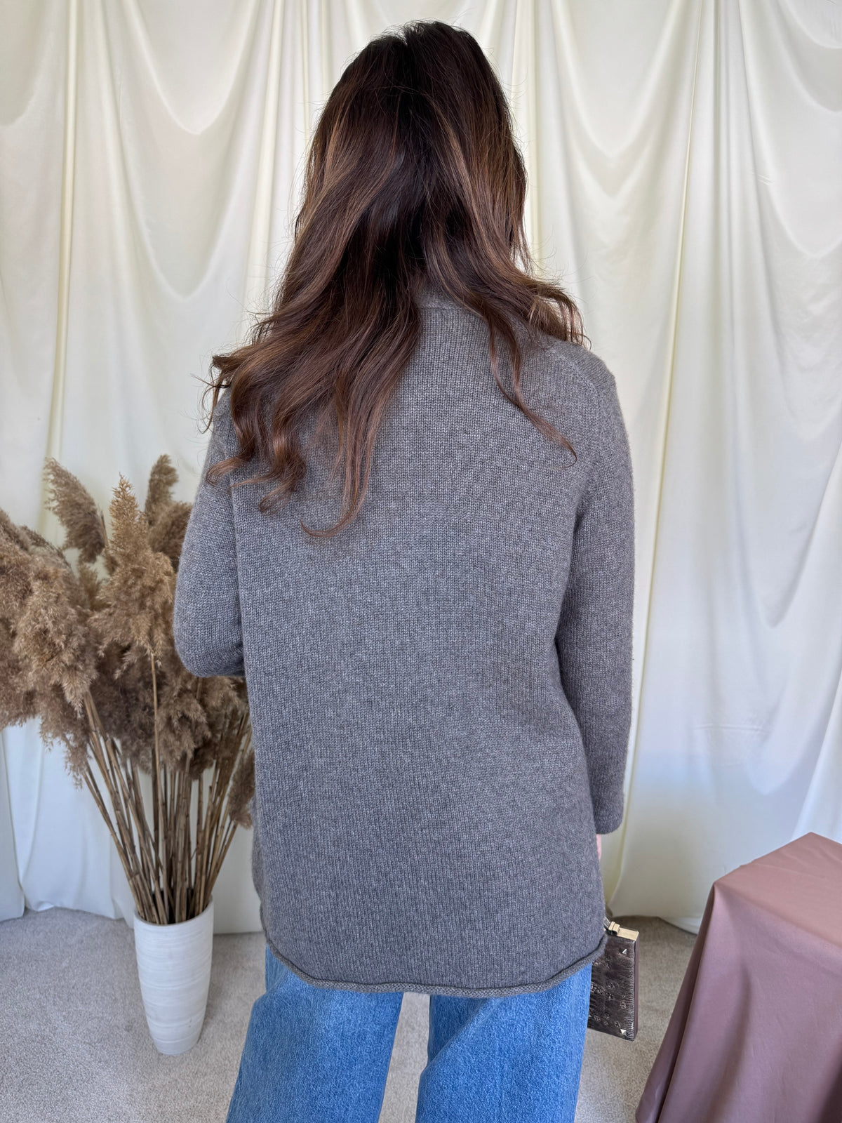 Cardigan luxury AIDA BARNI din 100% cașmir premium ( mărimea M/L)