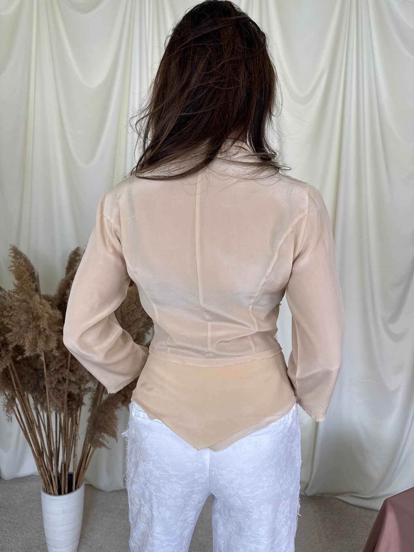 Cămașă Max Mara din mătase pură, extrem de finuță și elegantă ( mărimea S)