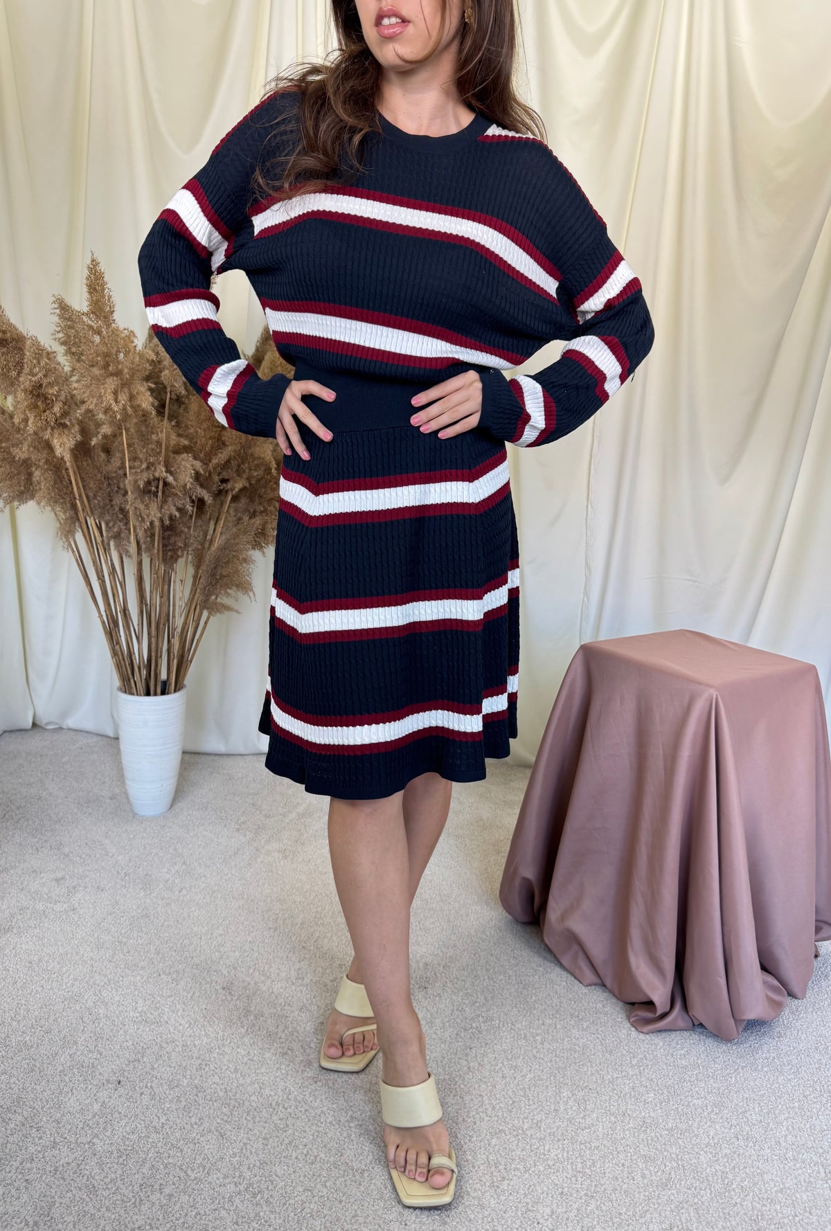 Rochie din tricot elastic Tommy Hilfiger ( mărimea L)