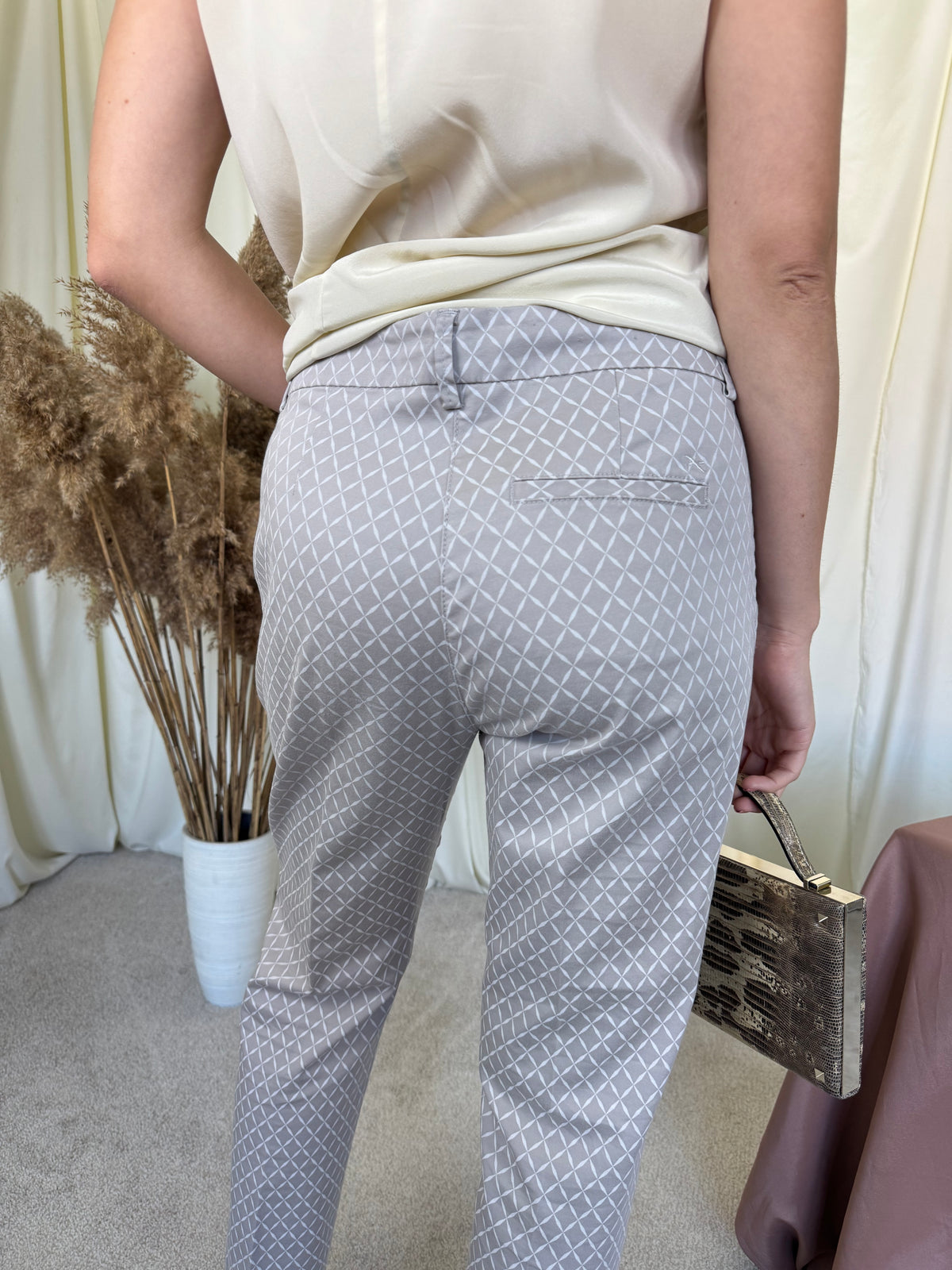 Pantalon Office BRAX cu talie medie, bumbac ( mărimea M)