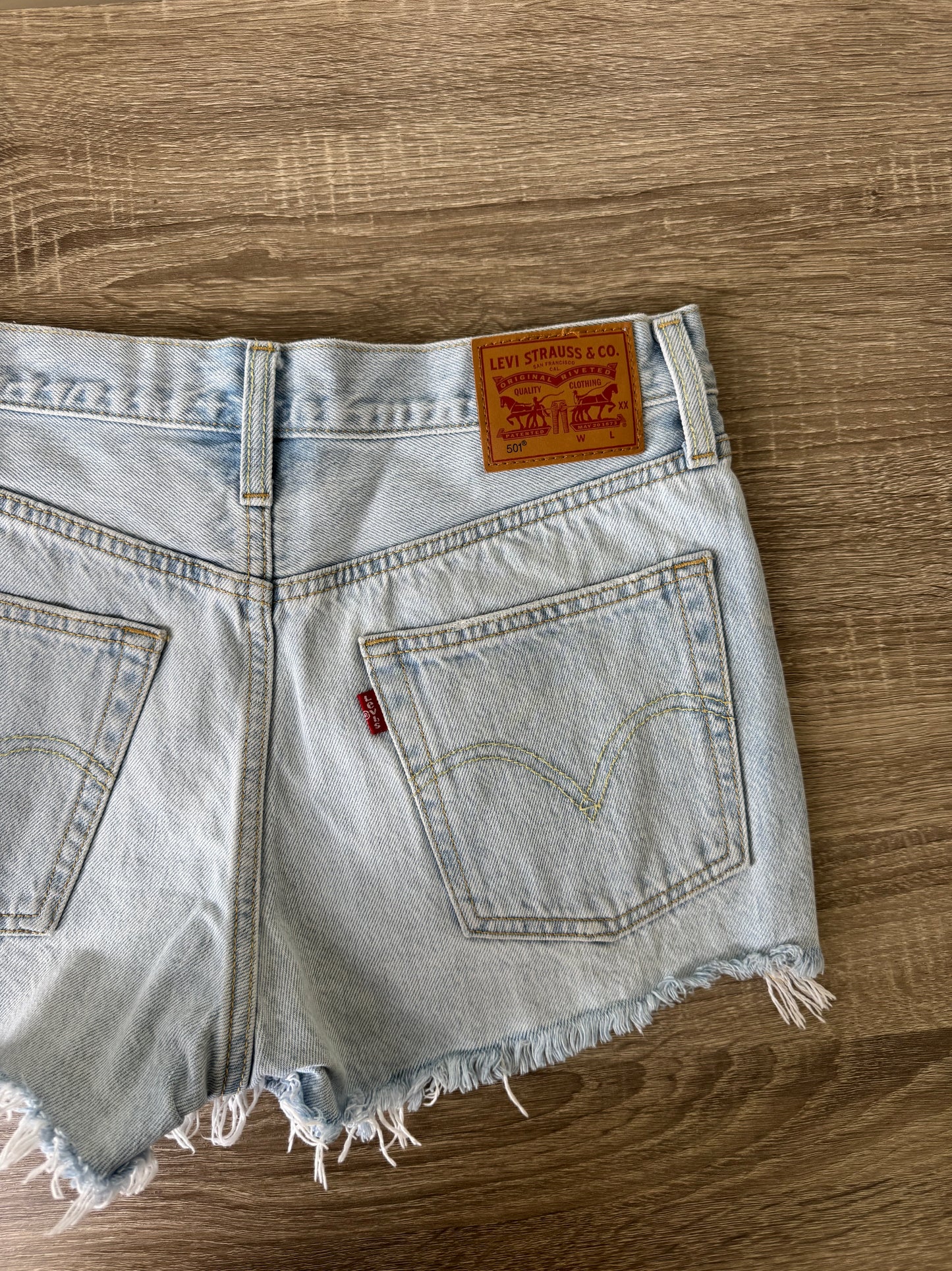 Levi’s 501 Albastru deschis, talie medie ( mărimea M)