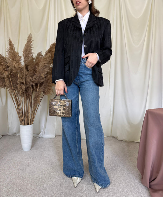 Sacou superb Stefanel, stofă cu print 
Mărimea 46 italienesc( M/L)