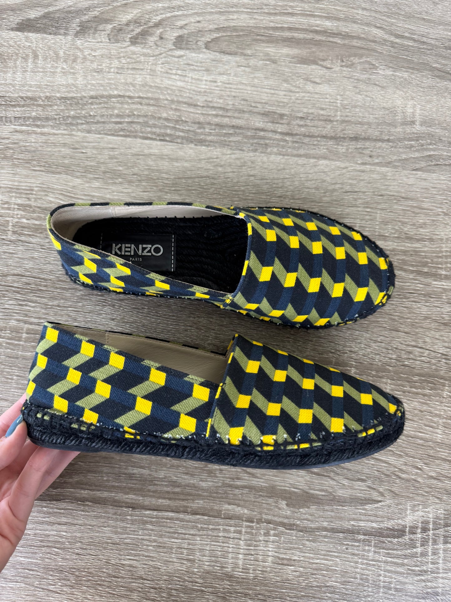 Espadrile KENZO din bumbac cu print, mărimea 37