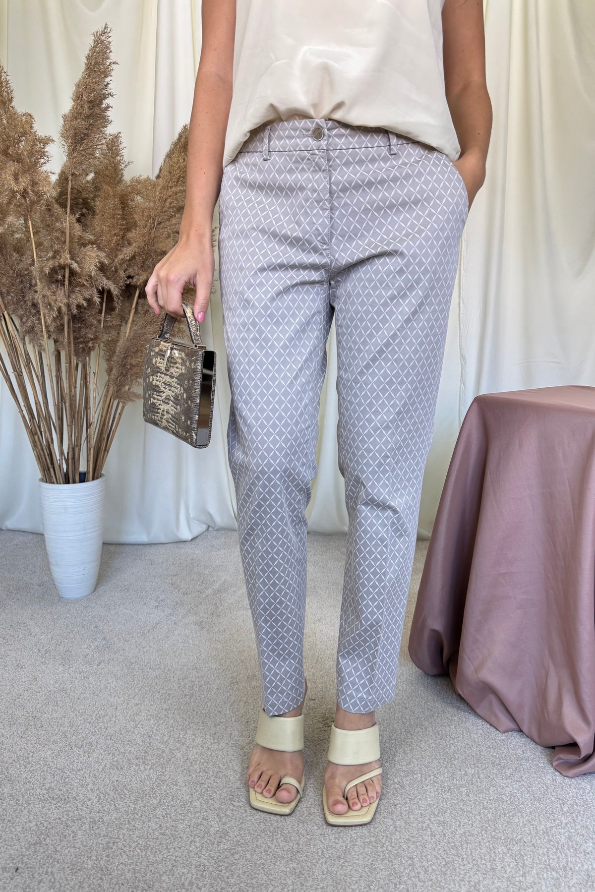 Pantalon Office BRAX cu talie medie, bumbac ( mărimea M)