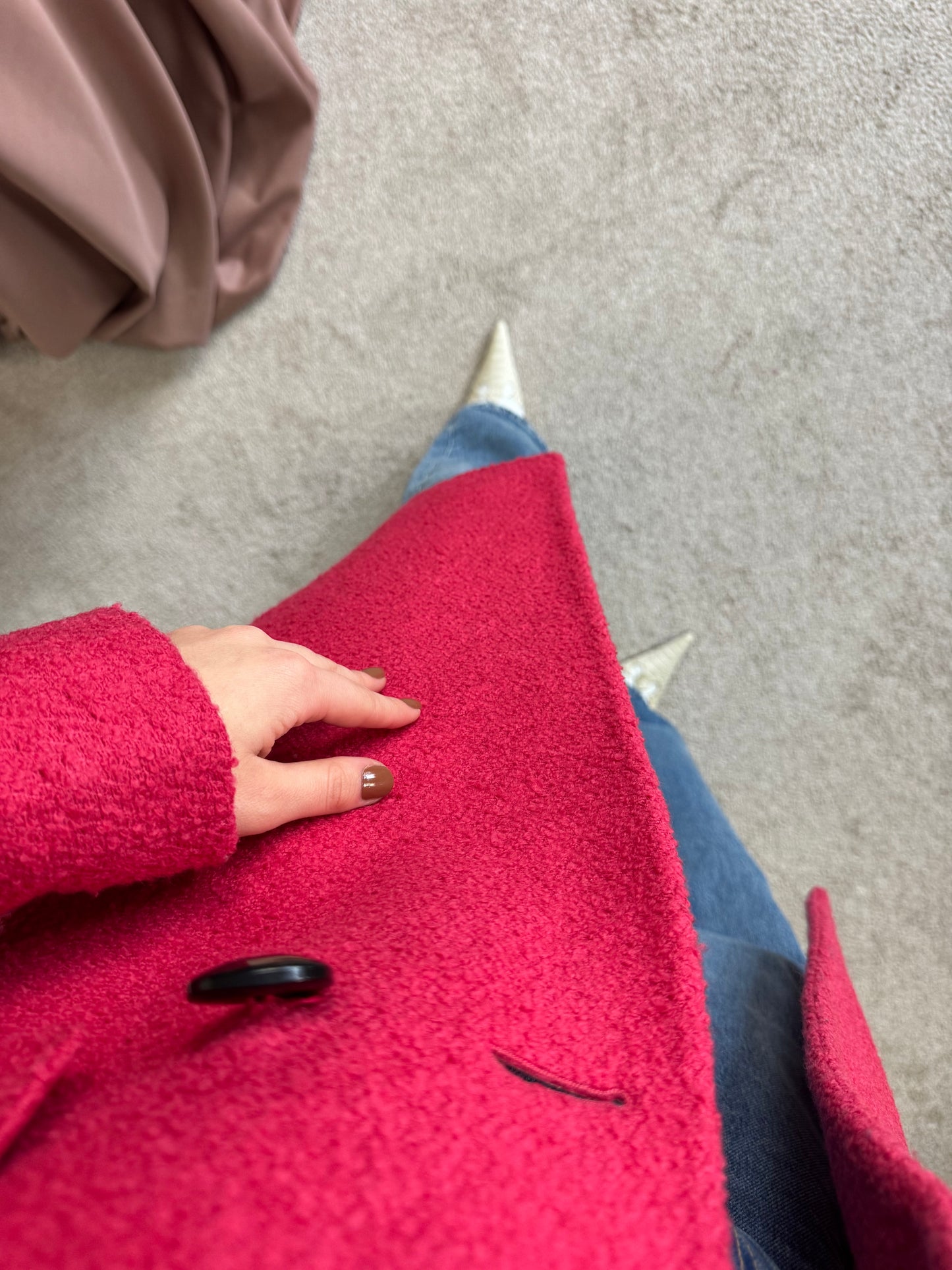 Palton CinziaRocca din stofă superbă din 85% lână marimea S