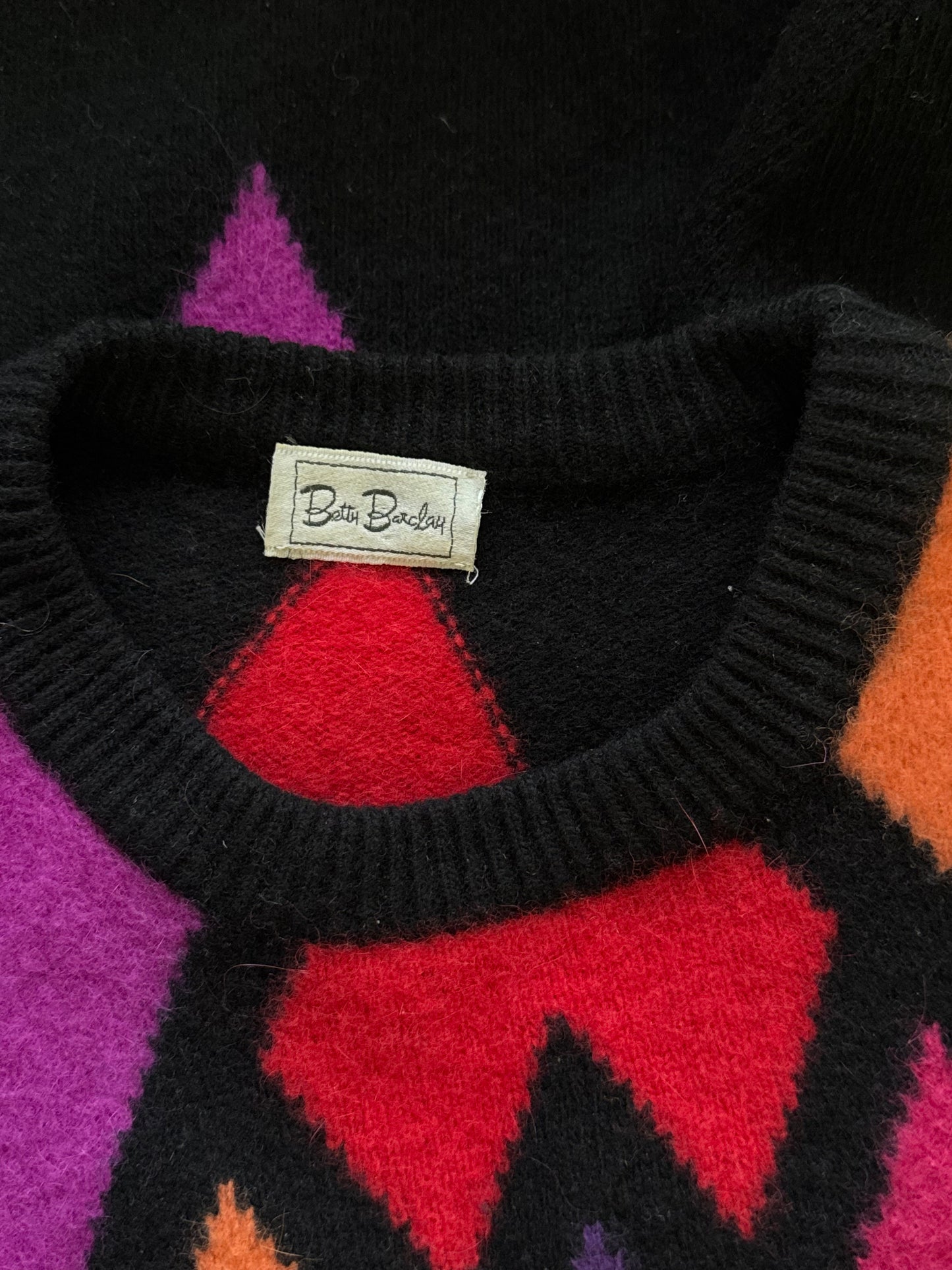 Pulover vintage BETTYBARCLAY 90% lână și angora