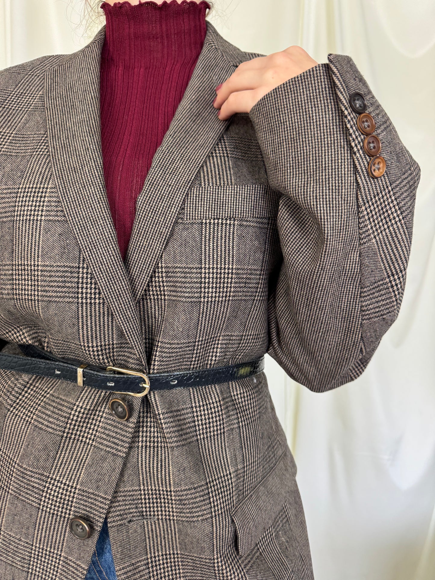 Sacou în fit oversiZed din stofă superbă în 2 culori( mărimea M)