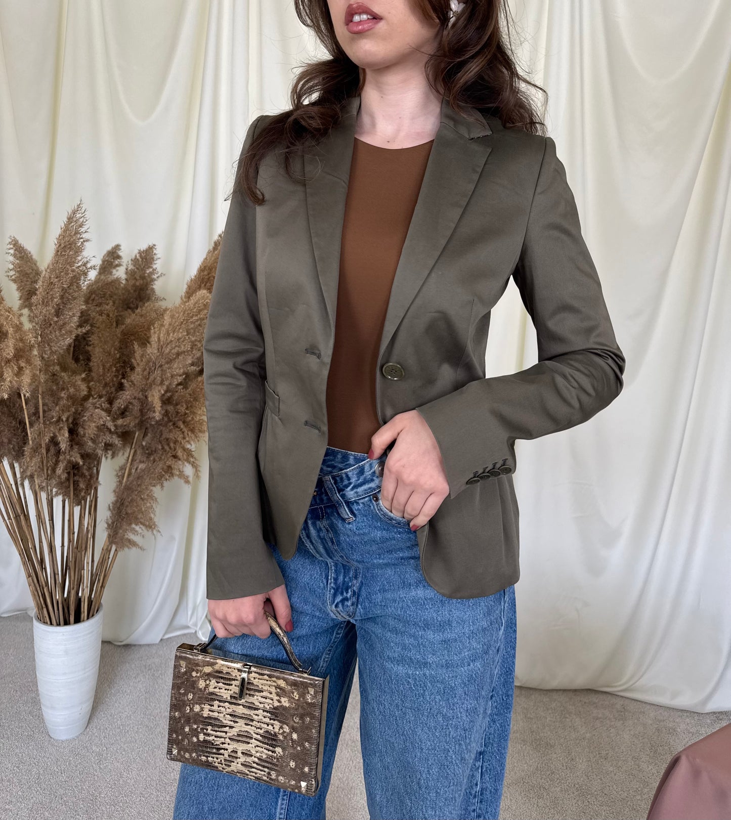 Sacou luxury ETRO din bumbac 
Model cambrat 
(Mărimea S)