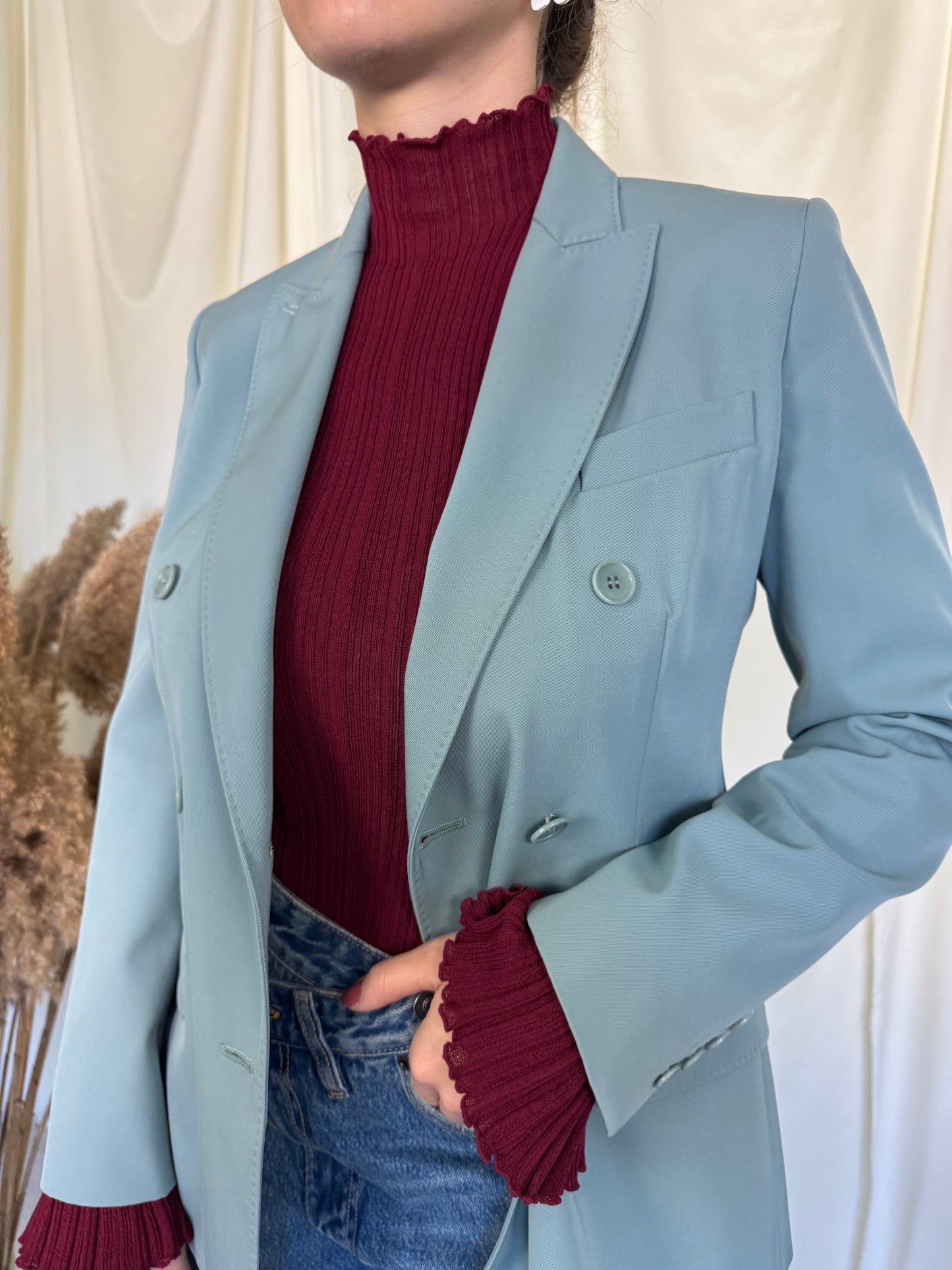 Sacou premium MAX MARA din lână( mărimea xs)