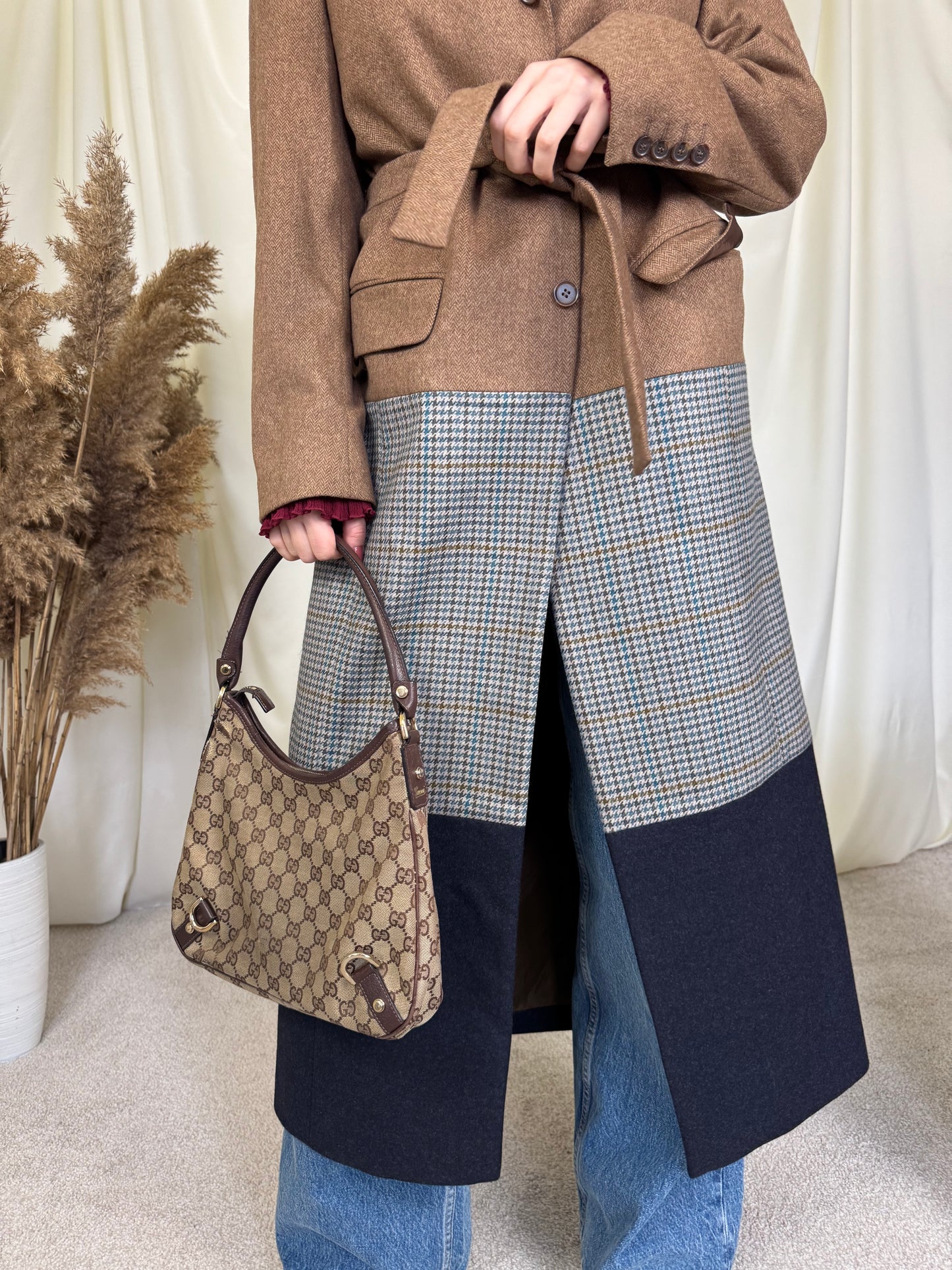 Palton din lână și cașmir unicat ( M)