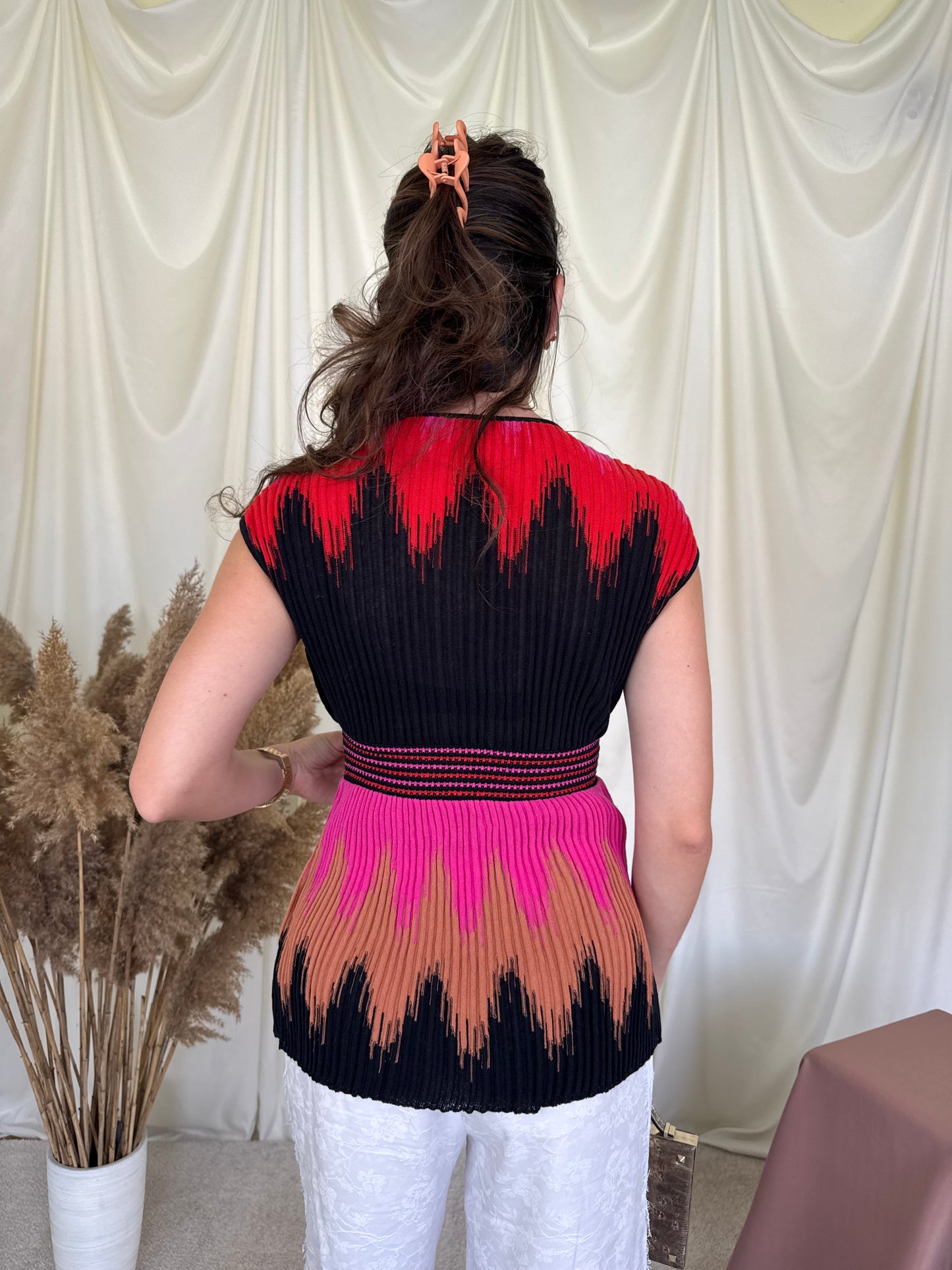 Restock! Top luxury MISSONI cu talie marcata, produs nou 
(Mărimea S)
