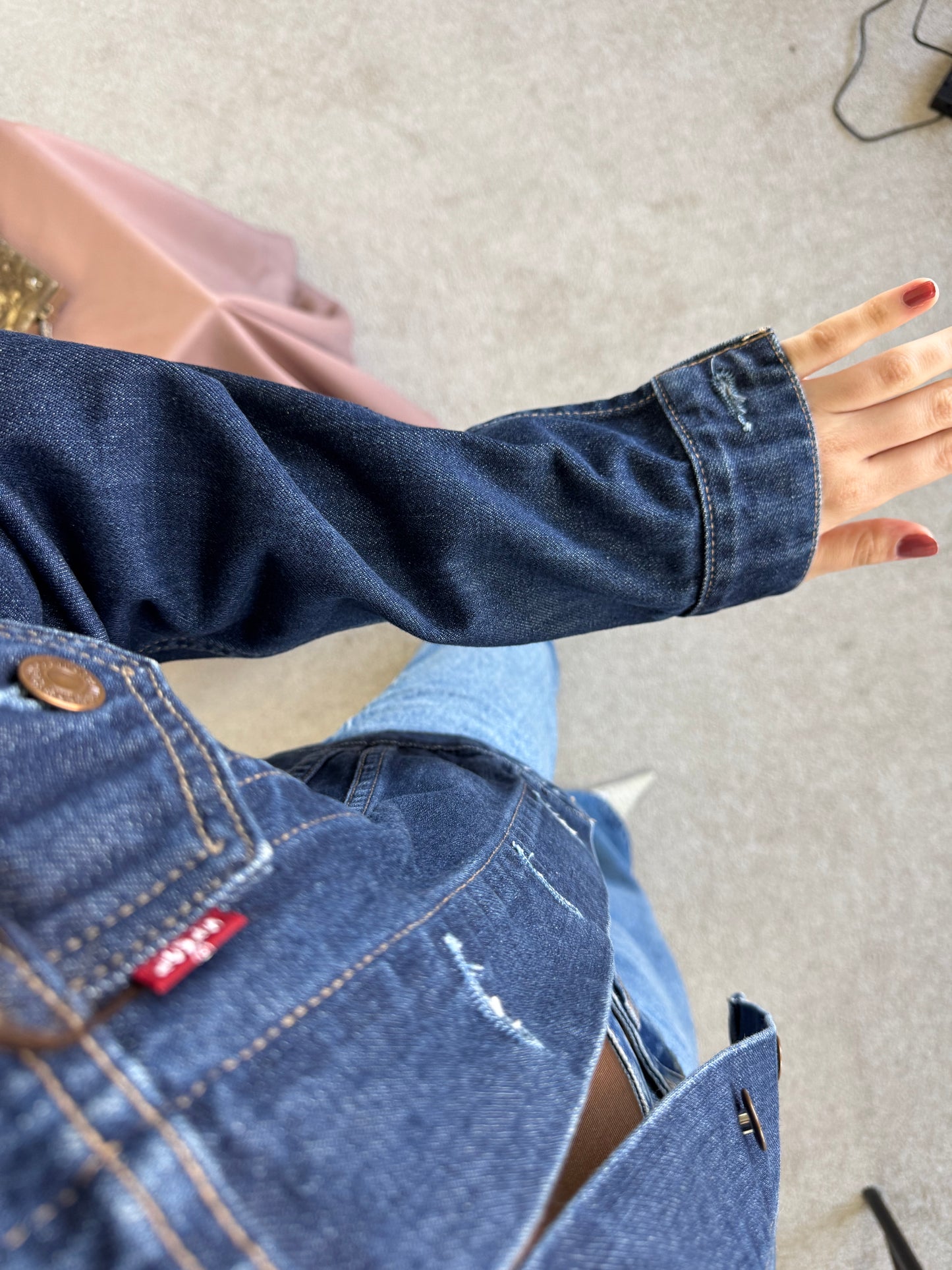 Jacheta Levi’s din denim 100% bumbac 
(Mărimea S)