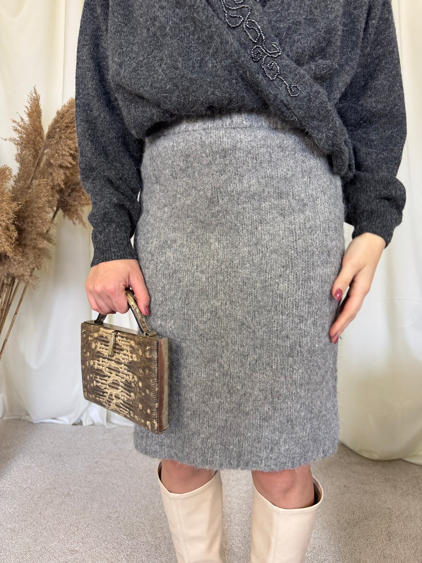 Fusta JIL SANDER lână și alpaca