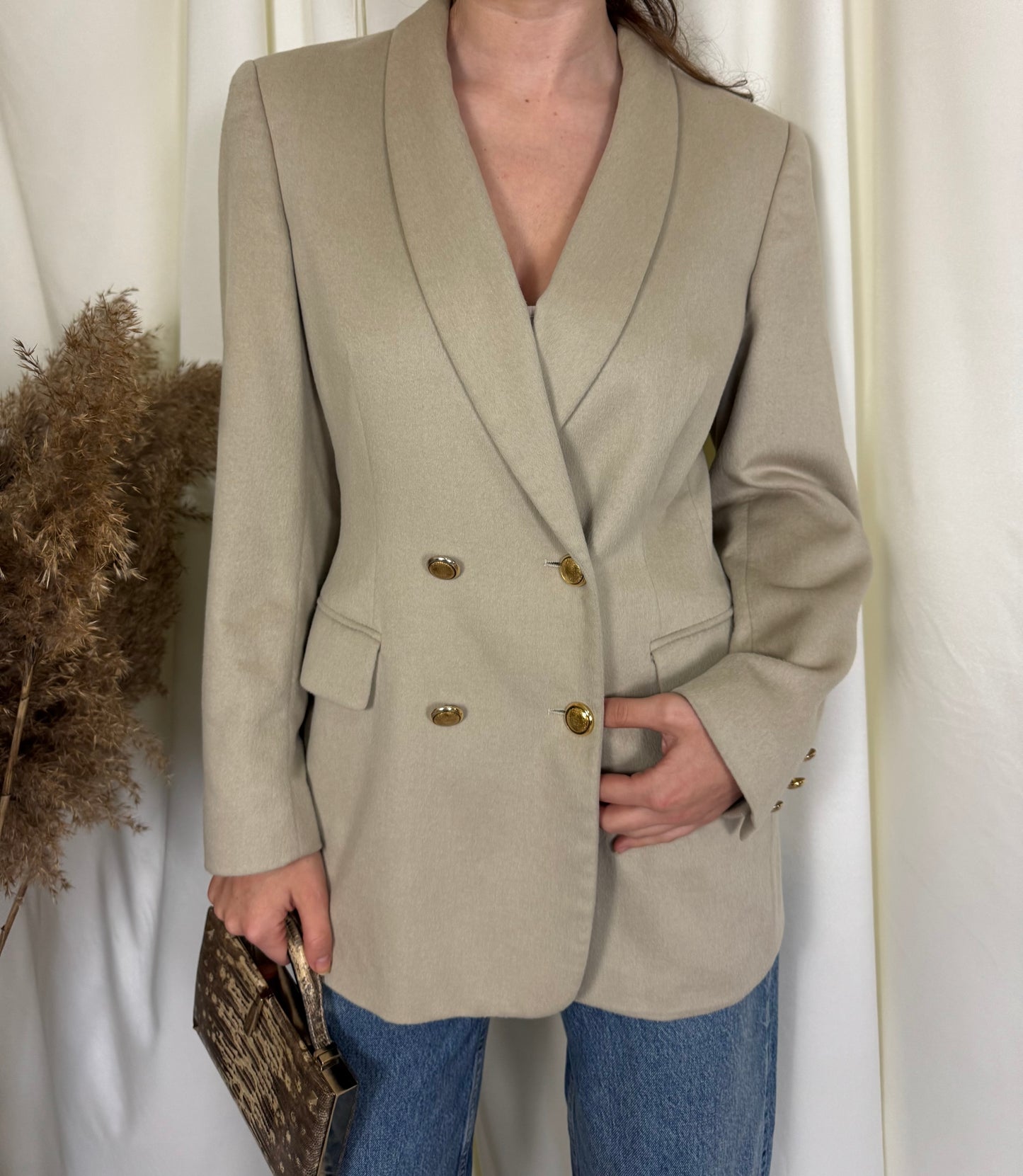 Sacou premium ESCADA, stofă angora și lână PIACENZA