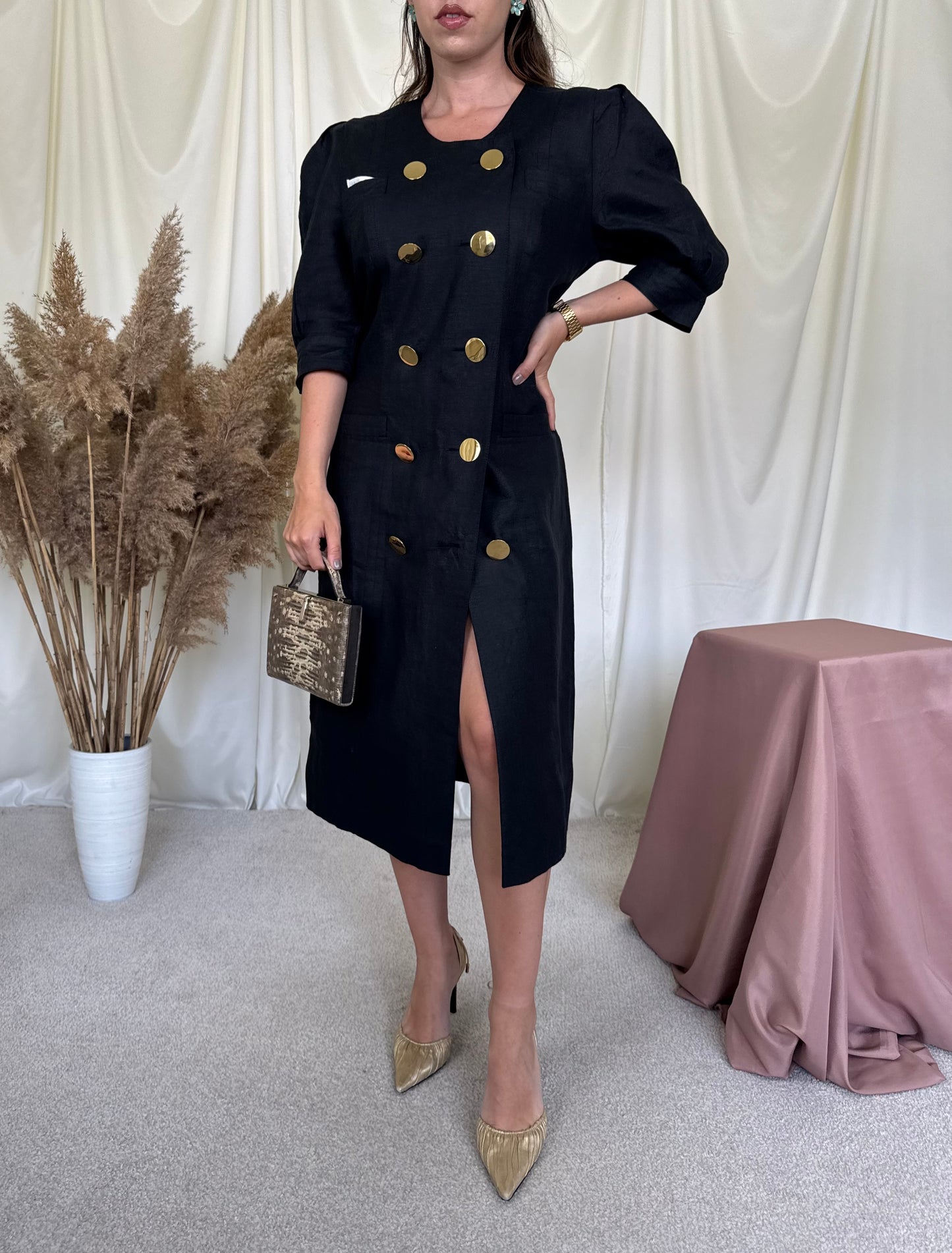 Rochie vintage RENZO din 100% in 
(Mărimea M/L)