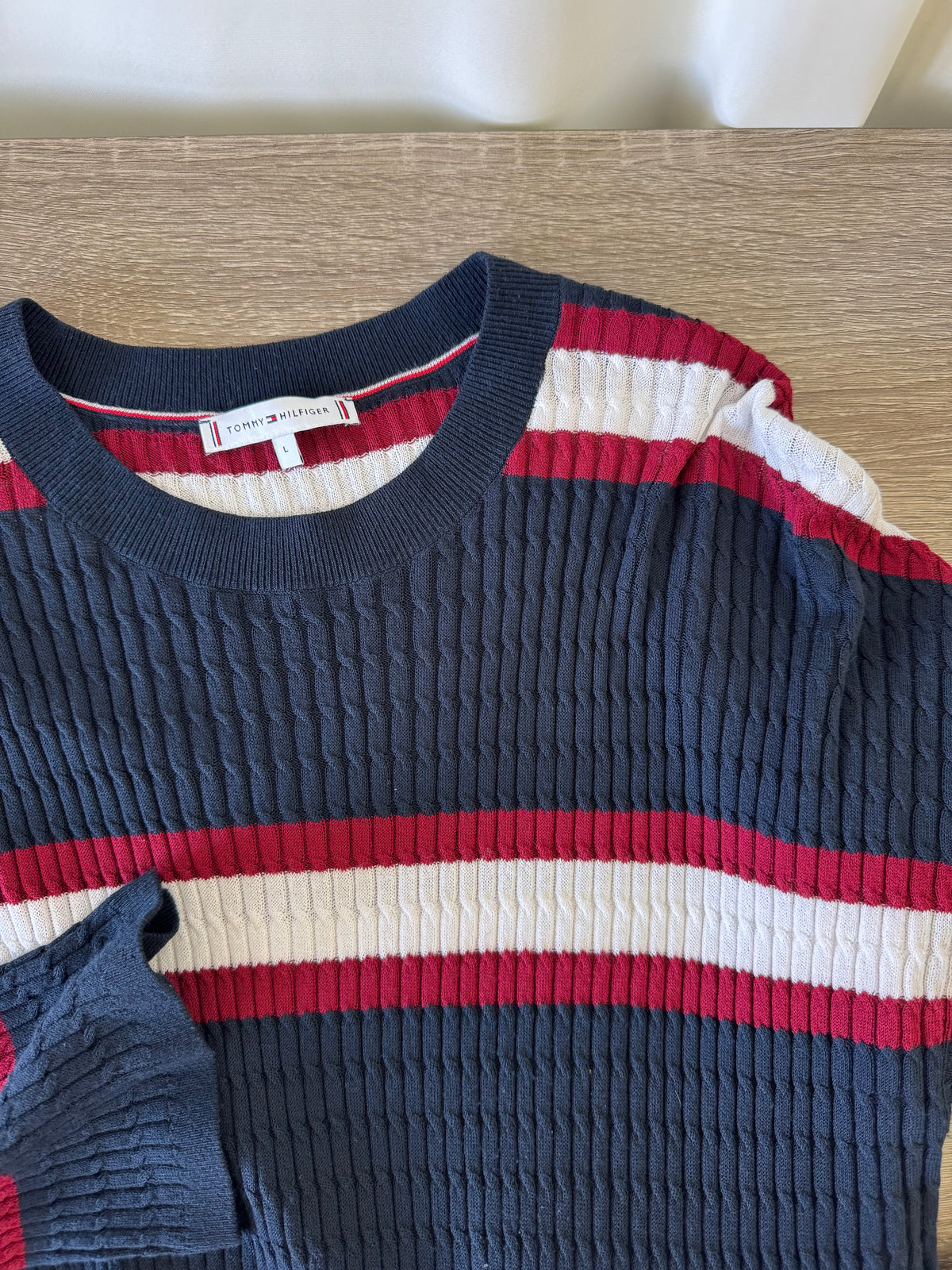 Rochie din tricot elastic Tommy Hilfiger ( mărimea L)