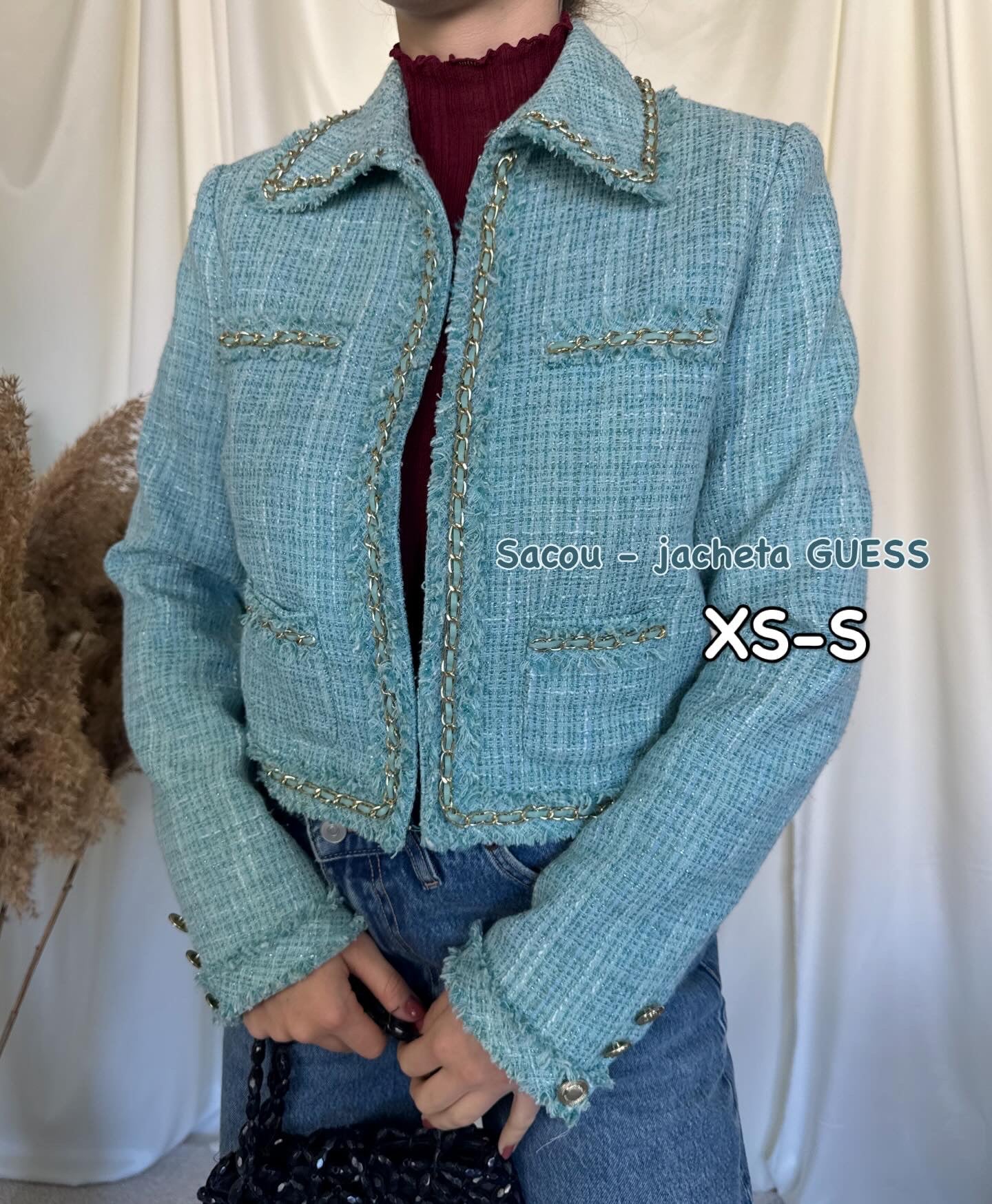 Sacou guess tweed ( mărimea xs-s)