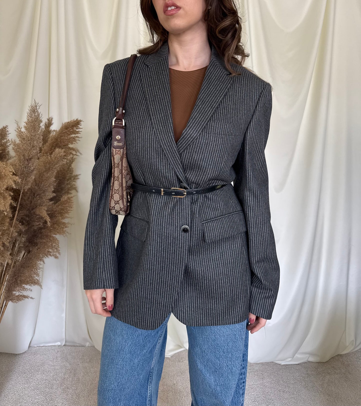 Sacou made in Italy din Lana super 120’s
Mărimea M/L- fit oversized