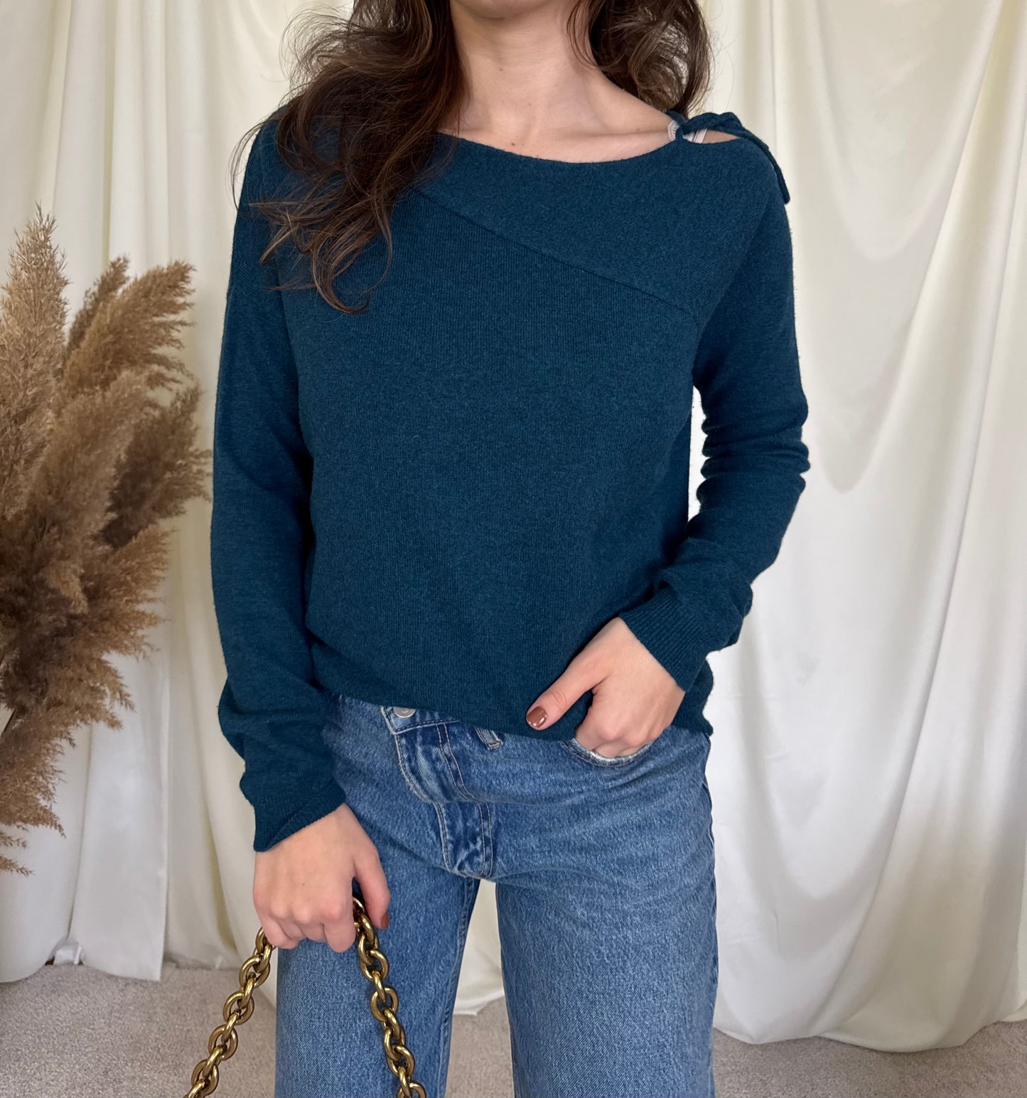 Pulover din 100% cașmir ( S-M)