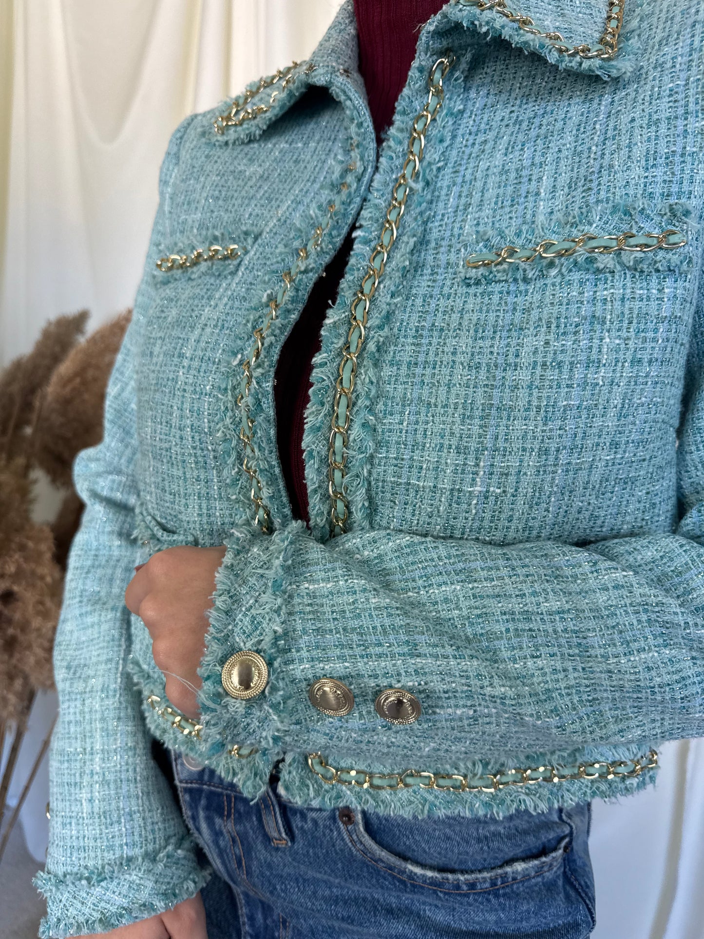 Sacou guess tweed ( mărimea xs-s)