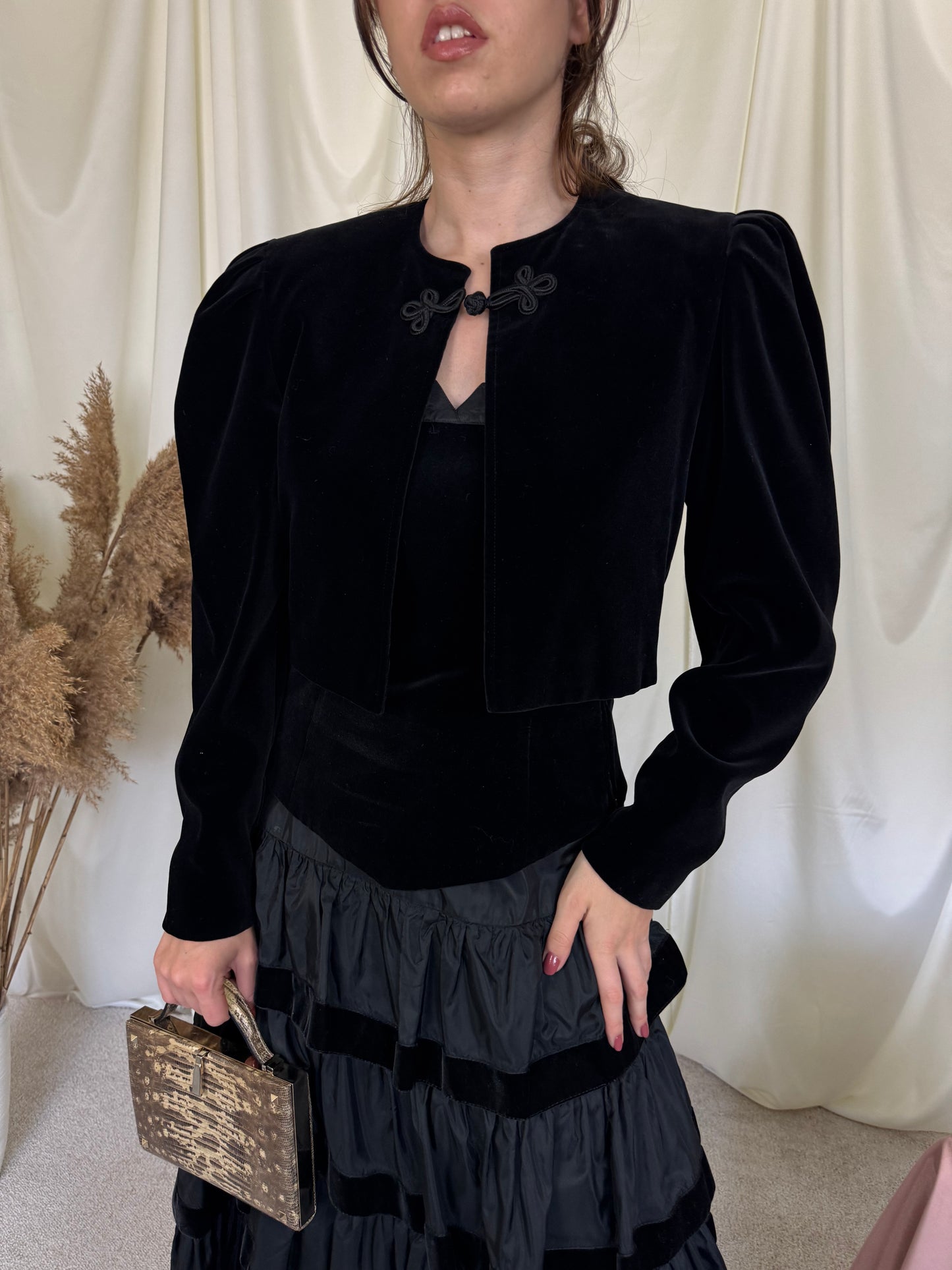 Set vintage din catifea Escada mărimea 36/S