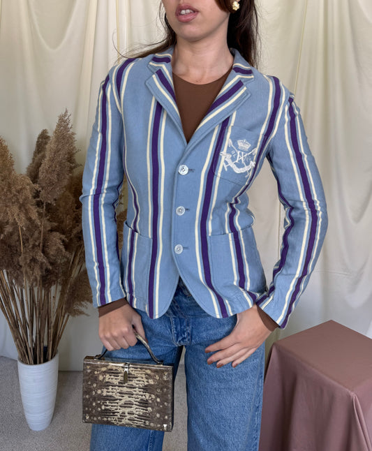 Sacou tip jerse RALPH LAUREN din bumbac și vascoza ( mărimea XS- S)