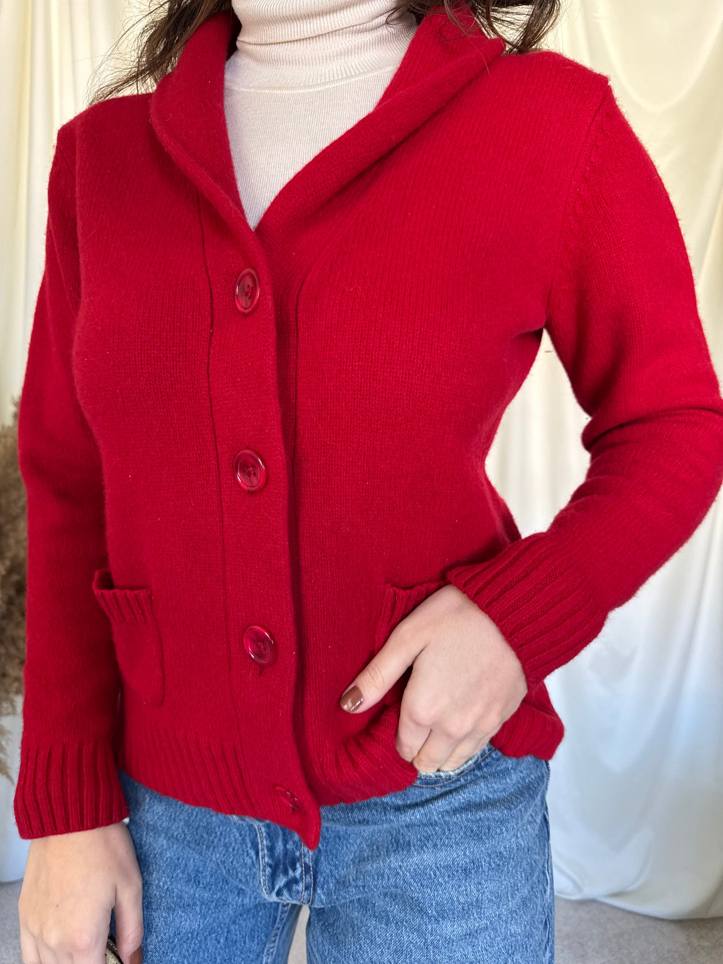 Jerseu din lână moale (S)