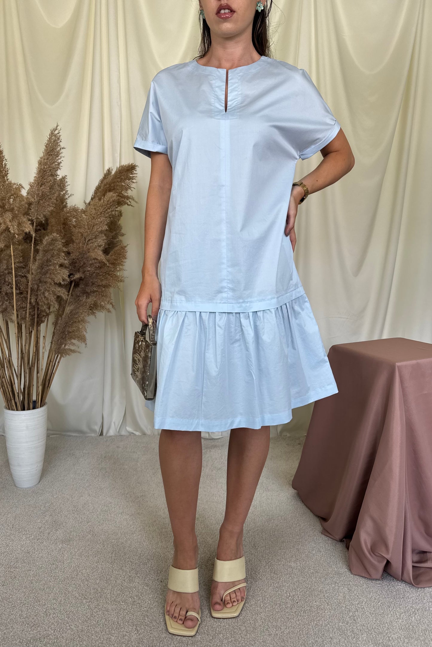 Rochie RIANNI din bumbac și elastan 
(Mărimea 38/M)