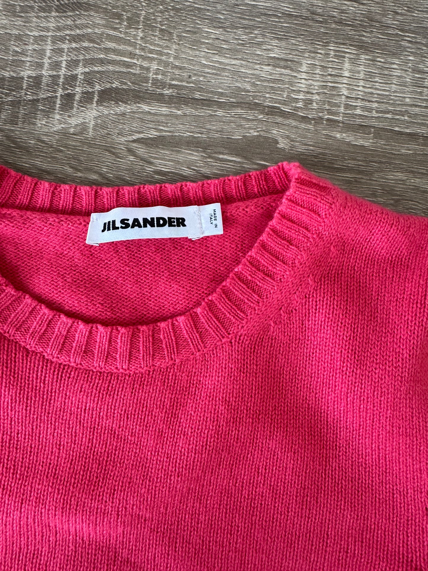 Pulover luxury JIL SANDER din 100% cașmir 
(Mărimea 34/XS)