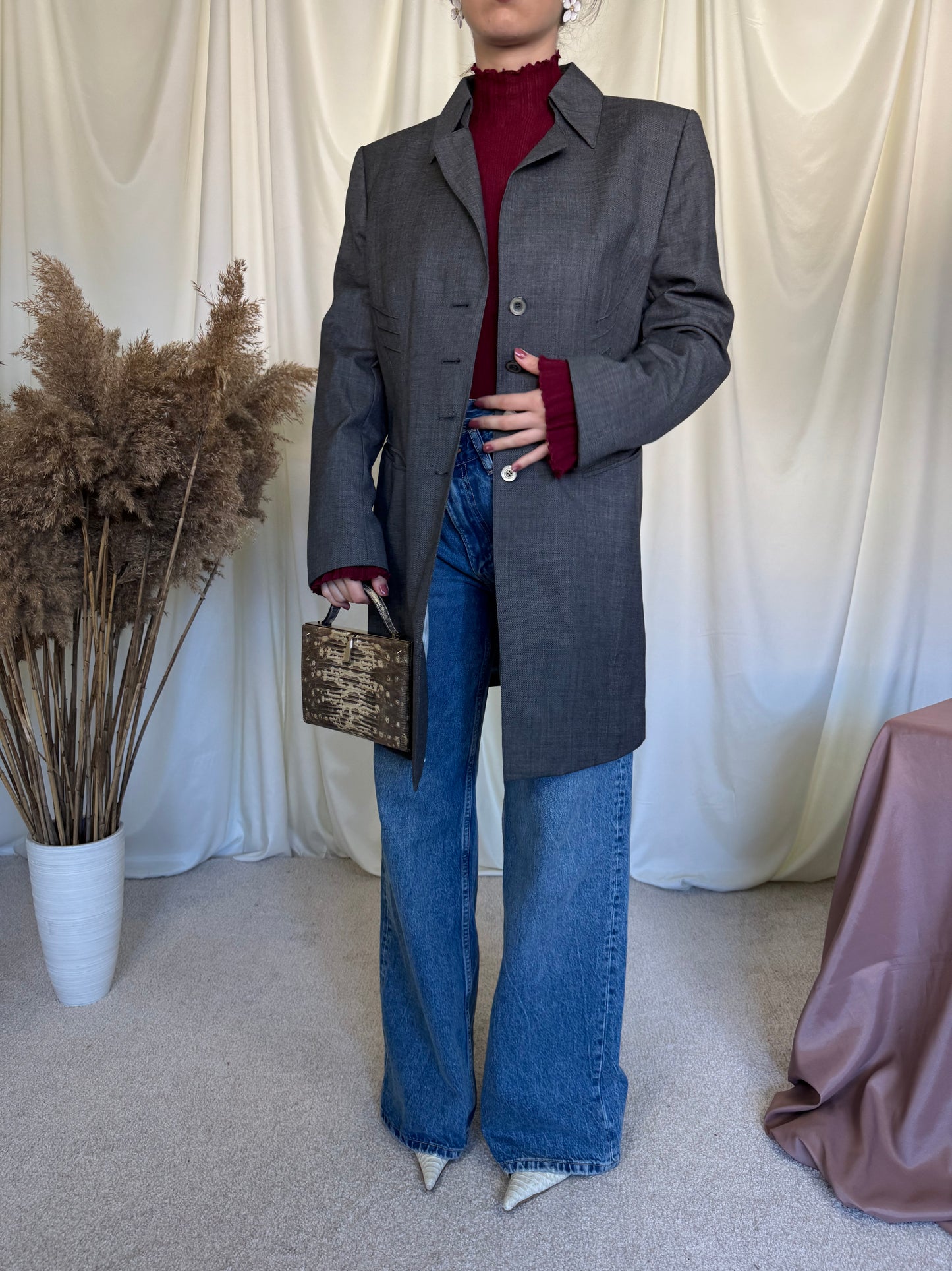 Sacou luxury escada din lana zegna 100% ( mărimea L)