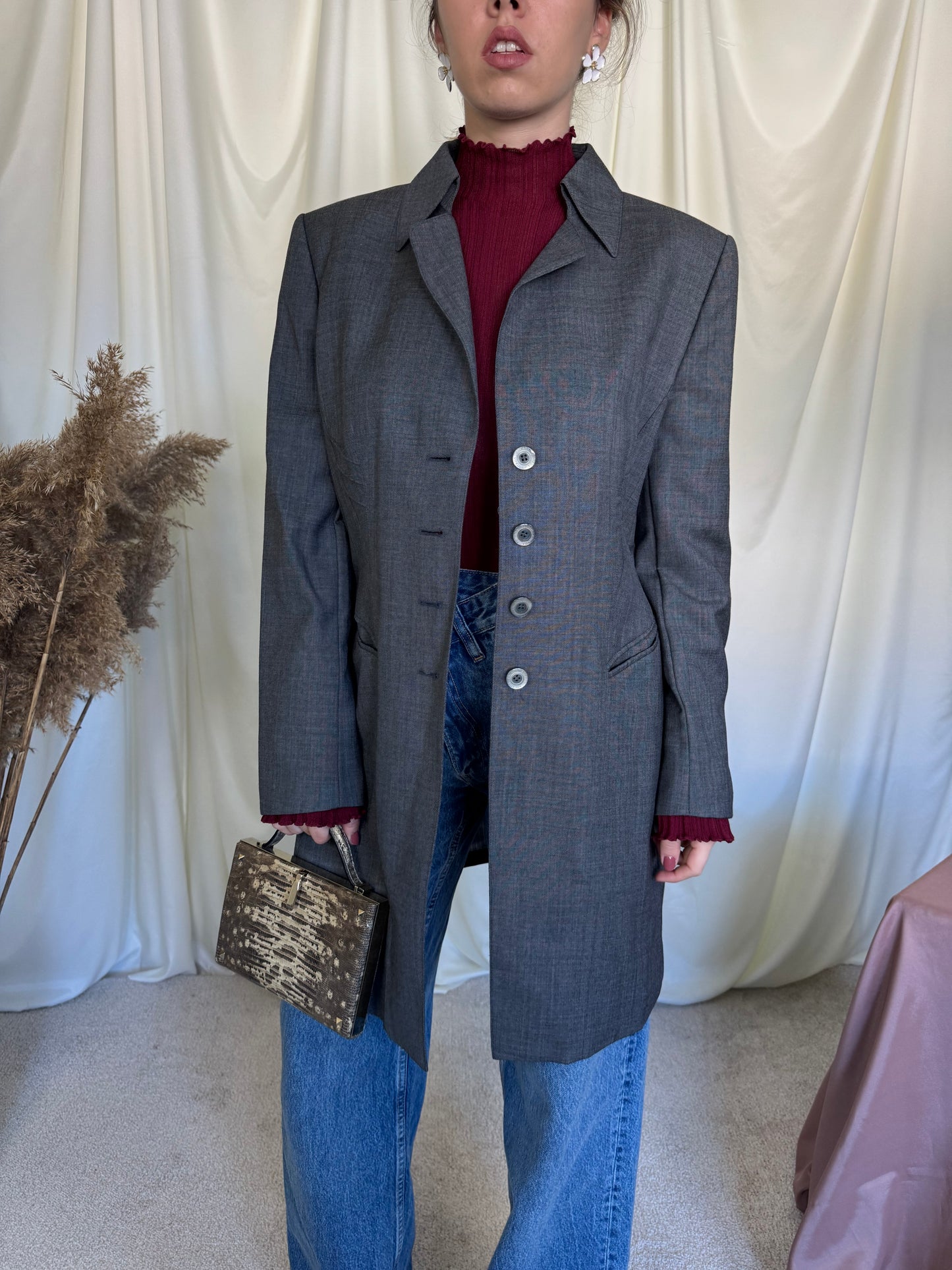 Sacou luxury escada din lana zegna 100% ( mărimea L)