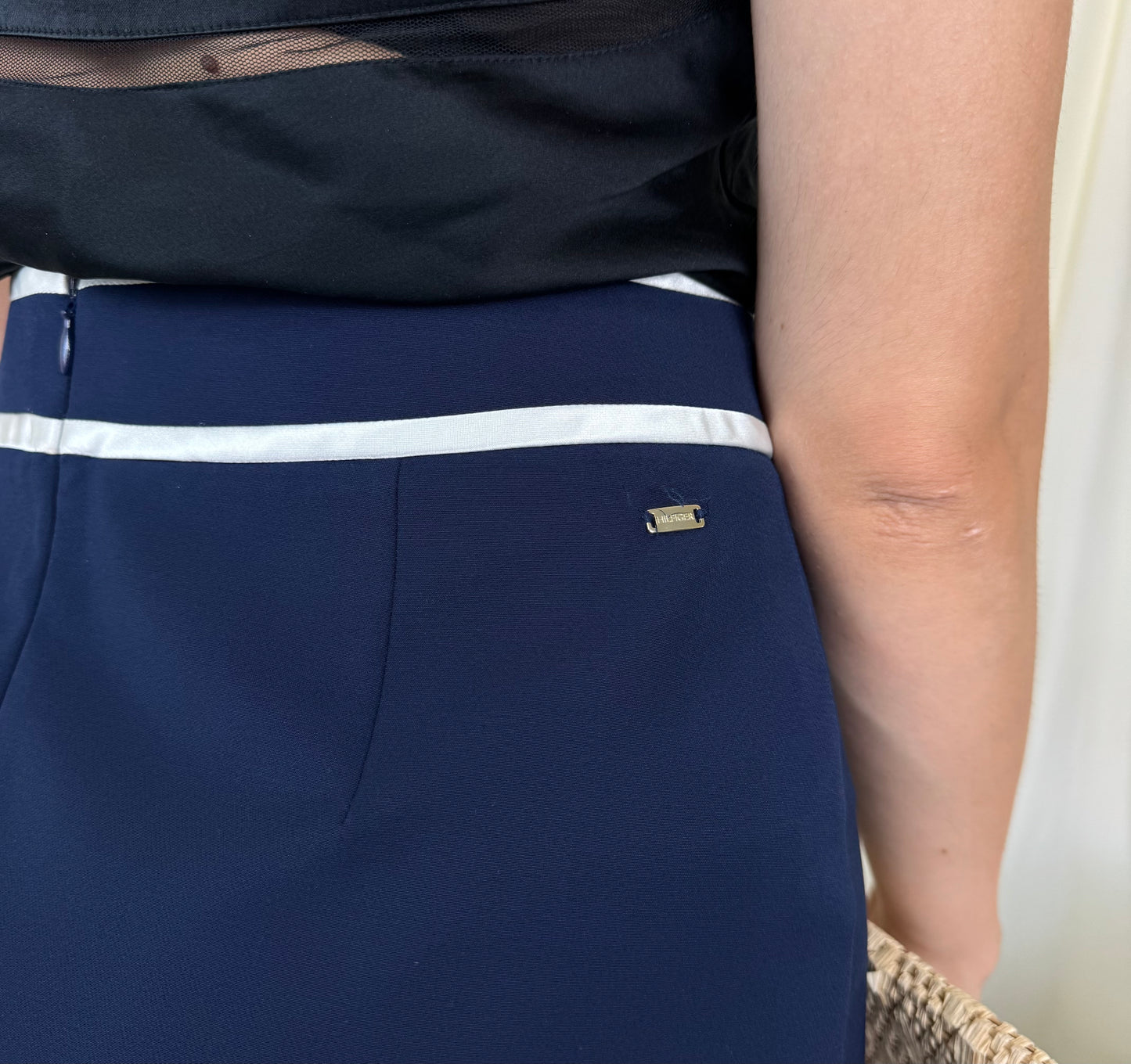Fustă Tommy Hilfiger office cu talie înaltă ( mărimea S-M)