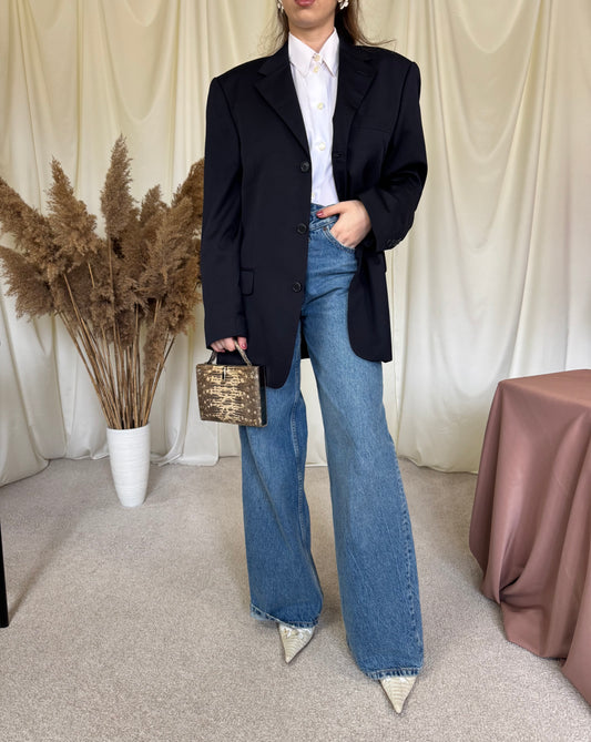 Sacou Balmain din stofă fină 100% lână, (mărimea L)
Căptușeală inscripționată