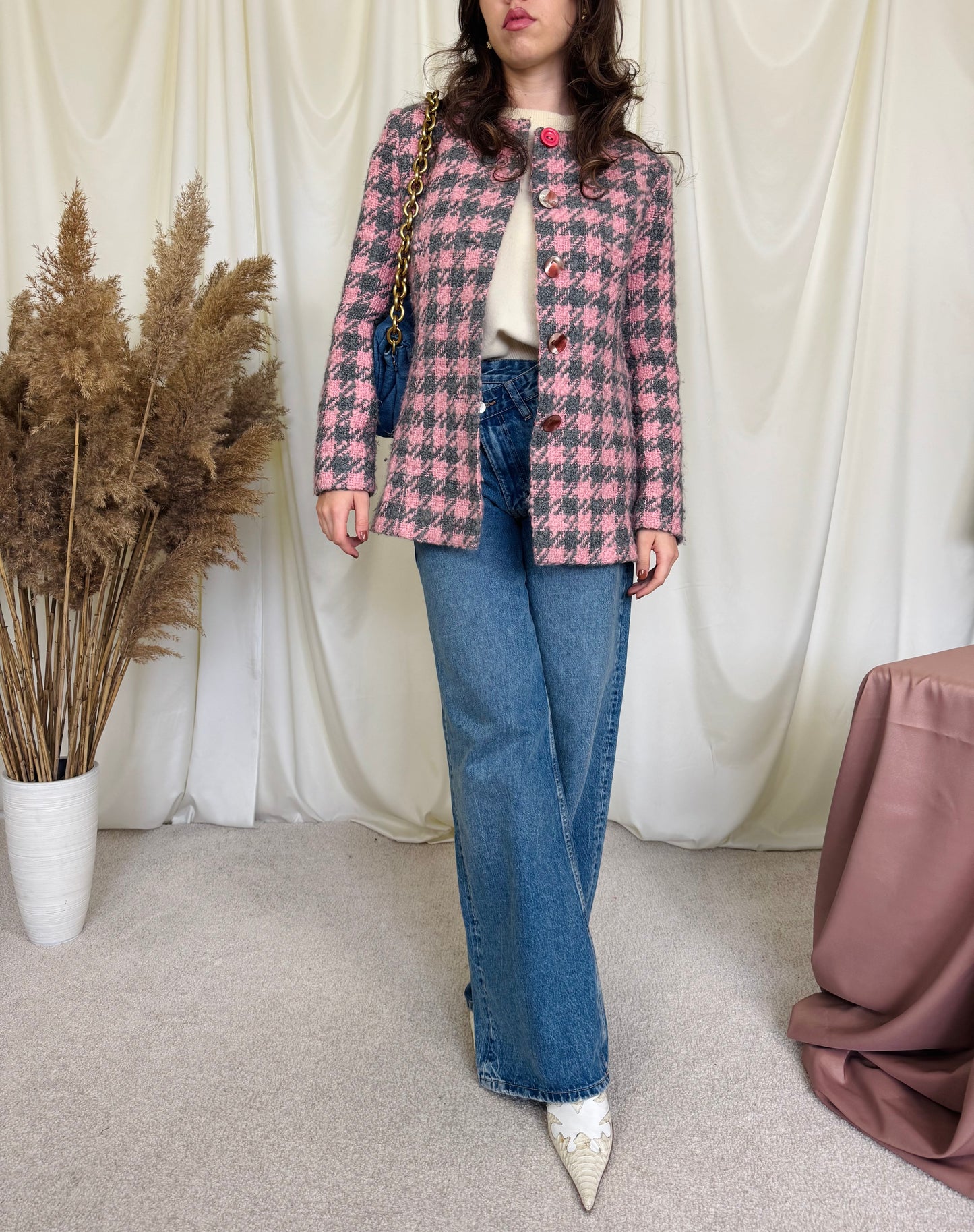 Sacou vintage stofă groasă