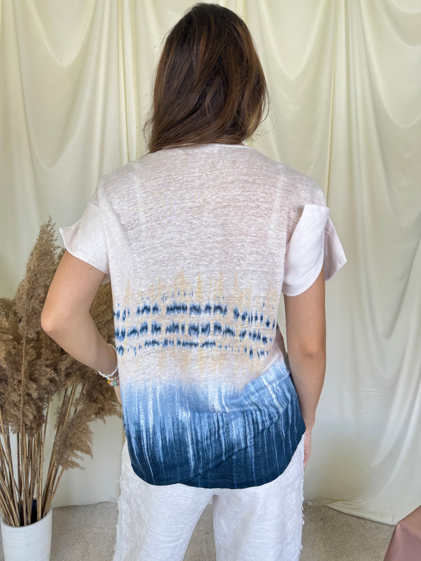 Tricou din 100 % in cu print gerry weber ( mărimea M)