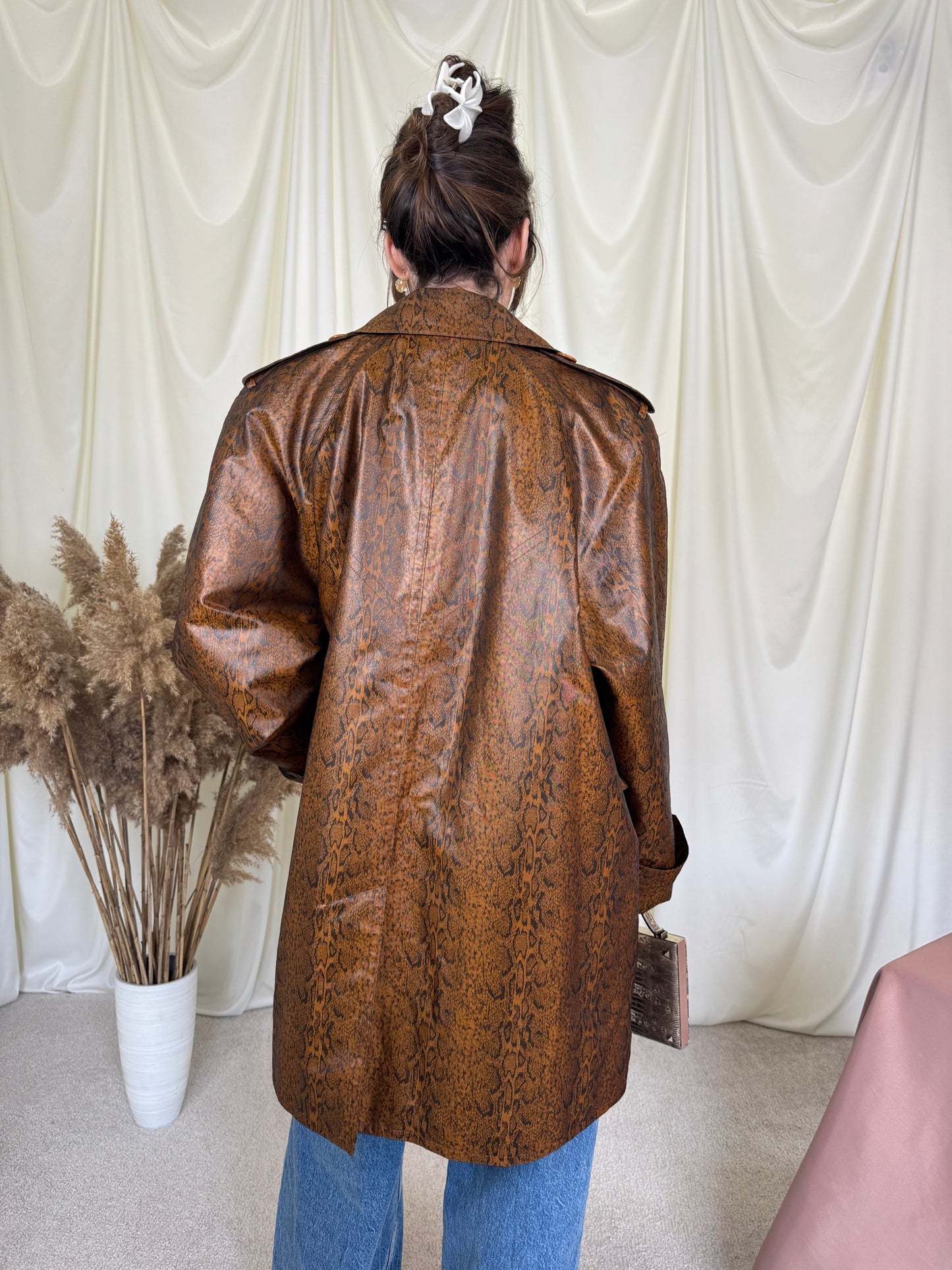 Jacheta ESCADA cu print, model oversized 
(Mărimea L/XL)