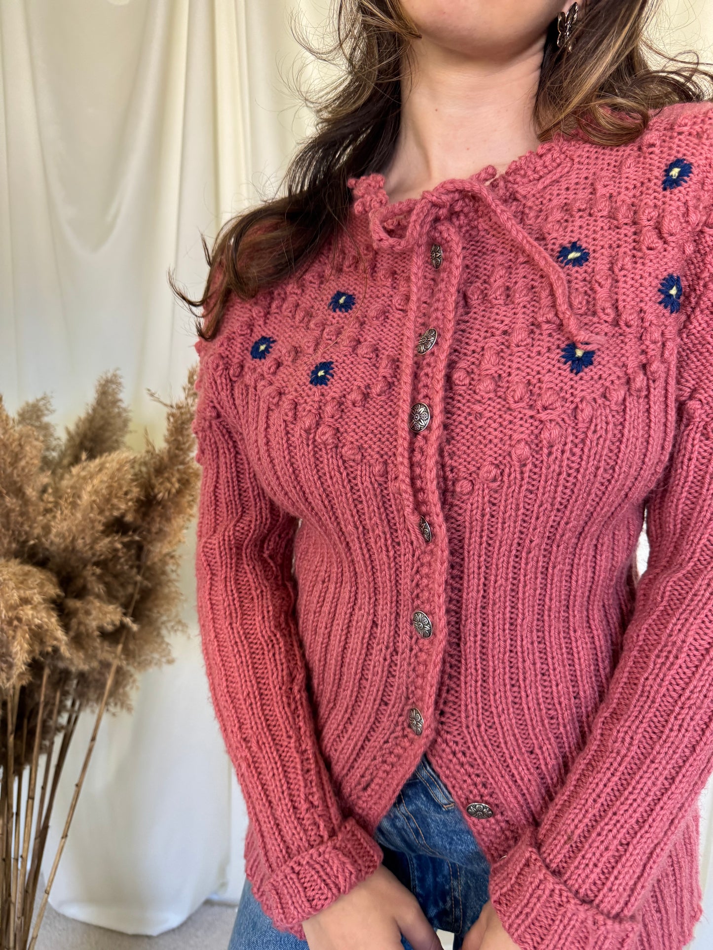 Jerse vintage handmade ( mărimea S-M)